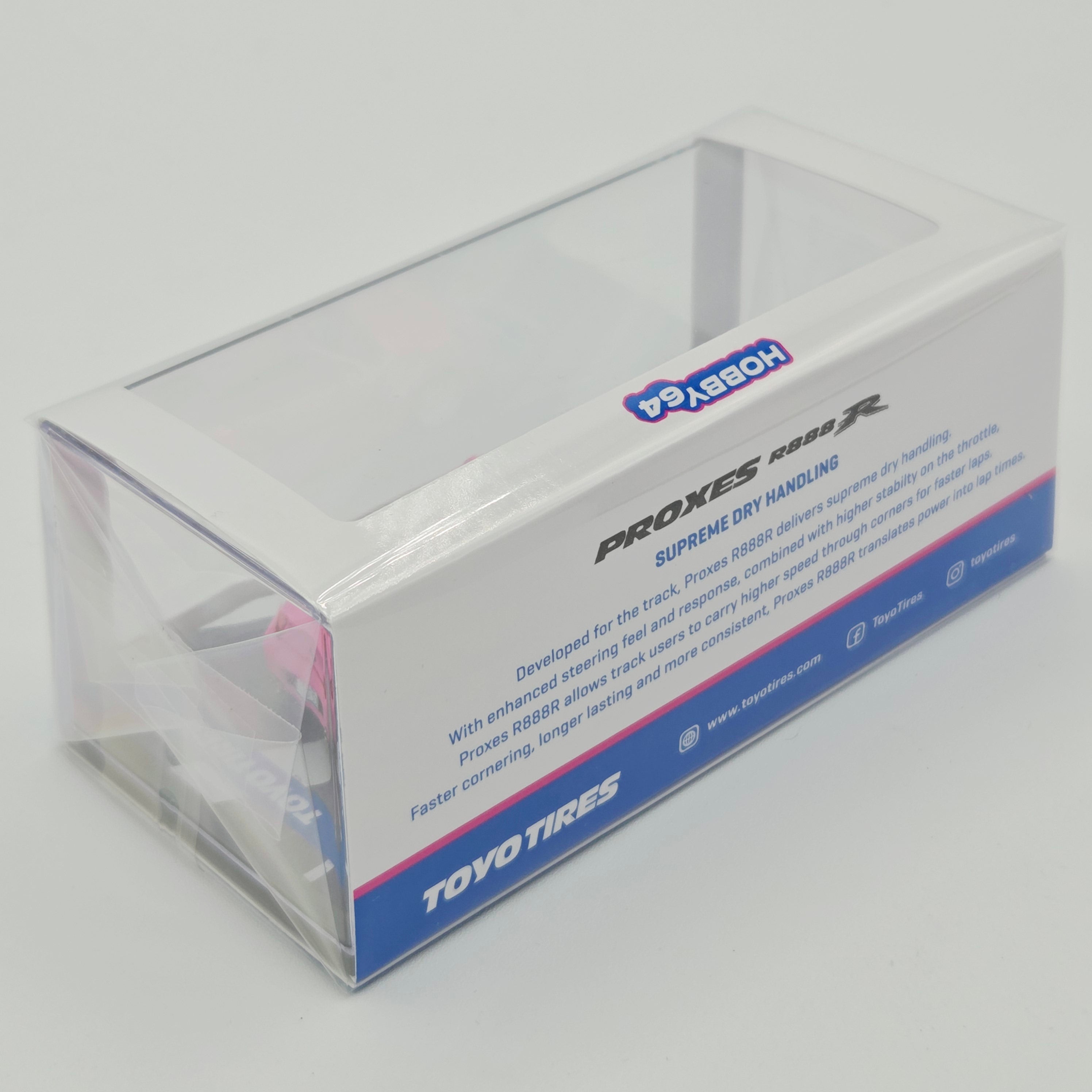 Tarmac Works RWB Porsche 997 - 1:64 scale, Toyo Tires, Pink (2024 Hobby64)