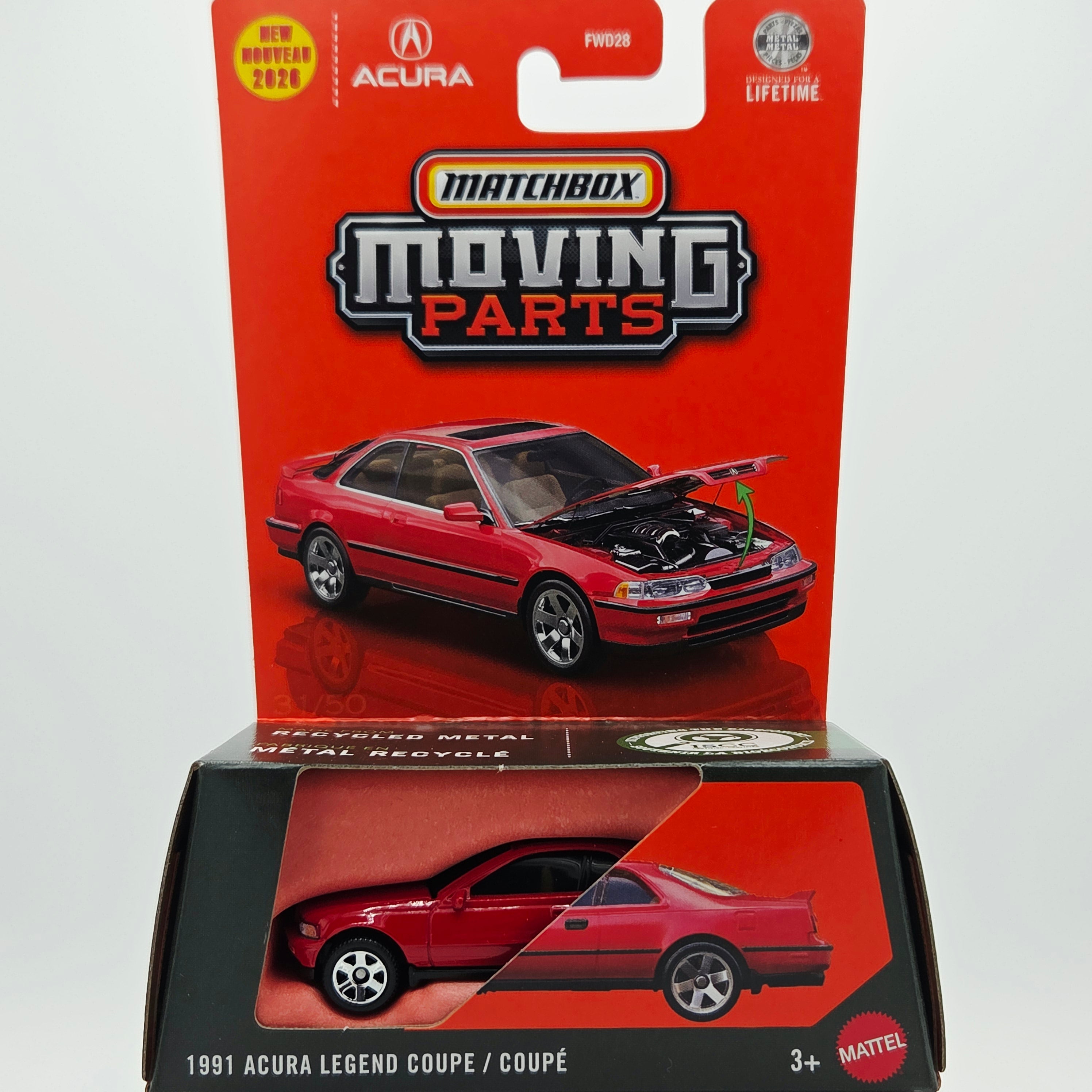 Matchbox '91 Acura Legend Coupe (2026 Moving Parts Mix 7 P)