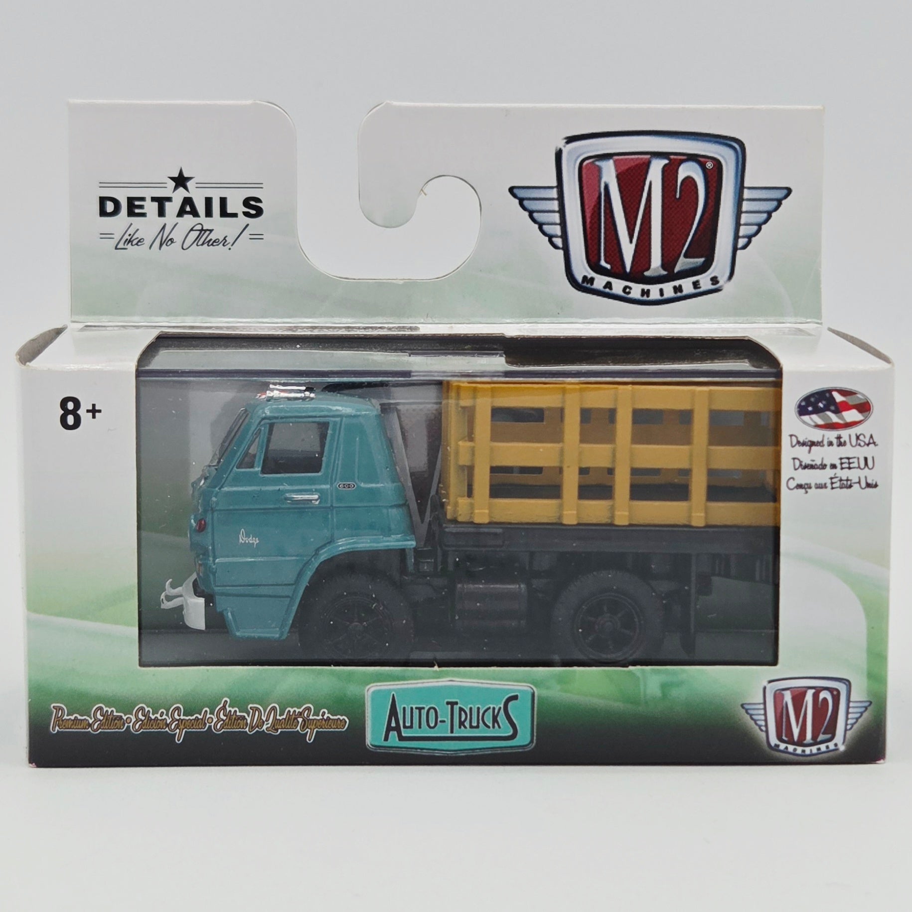 M2 Machines '66 Dodge L600 Stake Bed Truck - 1:64 (2017 Auto-Trucks R42)
