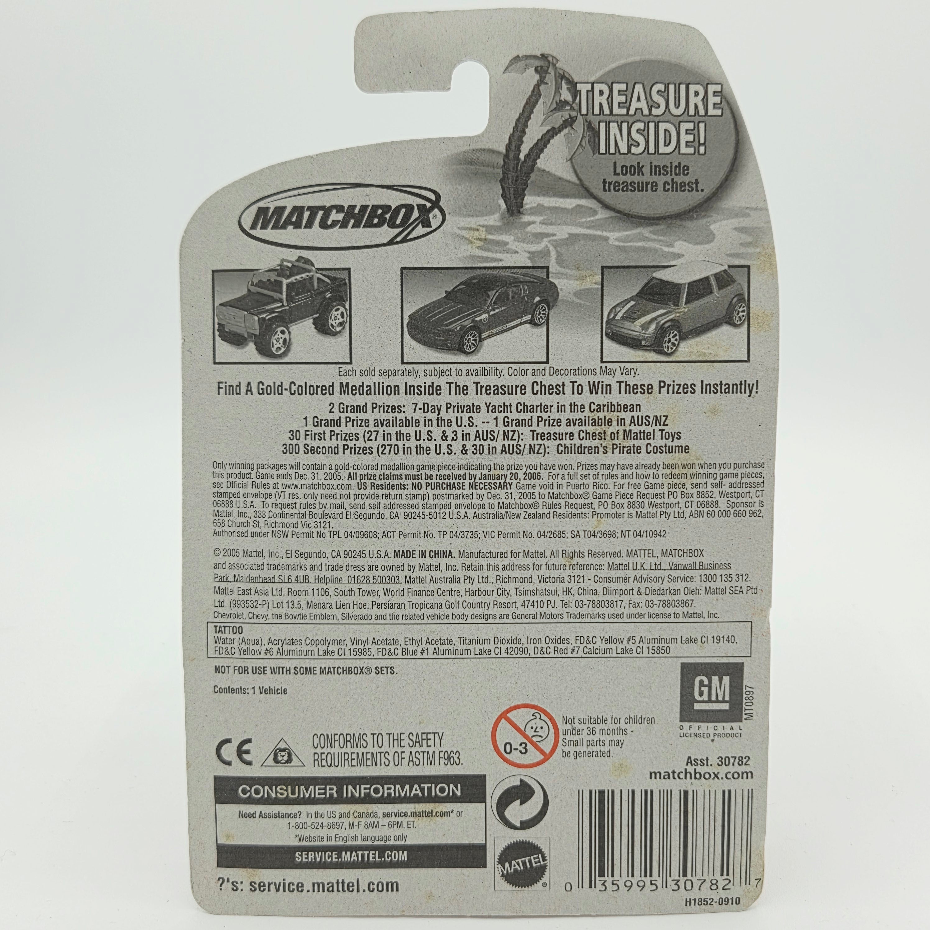 Matchbox Chevrolet Silverado SS (2005 MBX Basic - Buried Treasure)