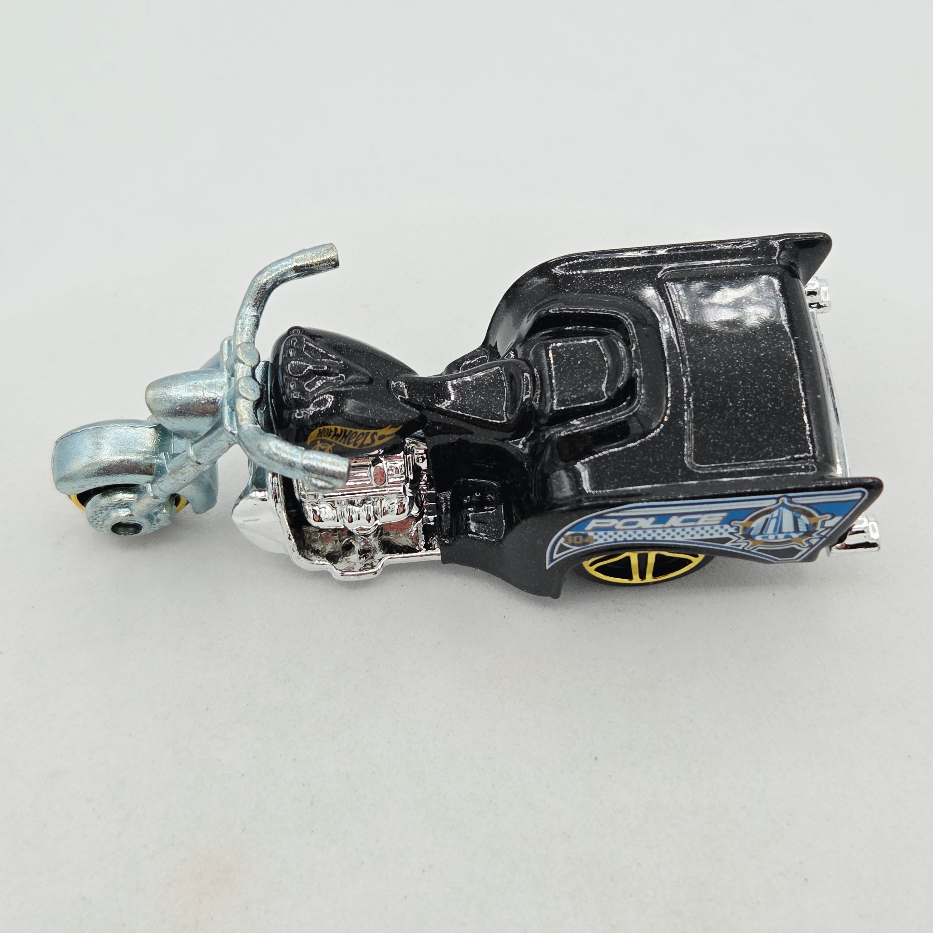 Hot Wheels Boss Hoss Motorcycle "Police" / '57 Chevy Trike (2012 HW City Works 5 Pack - Multipack Exclusive)