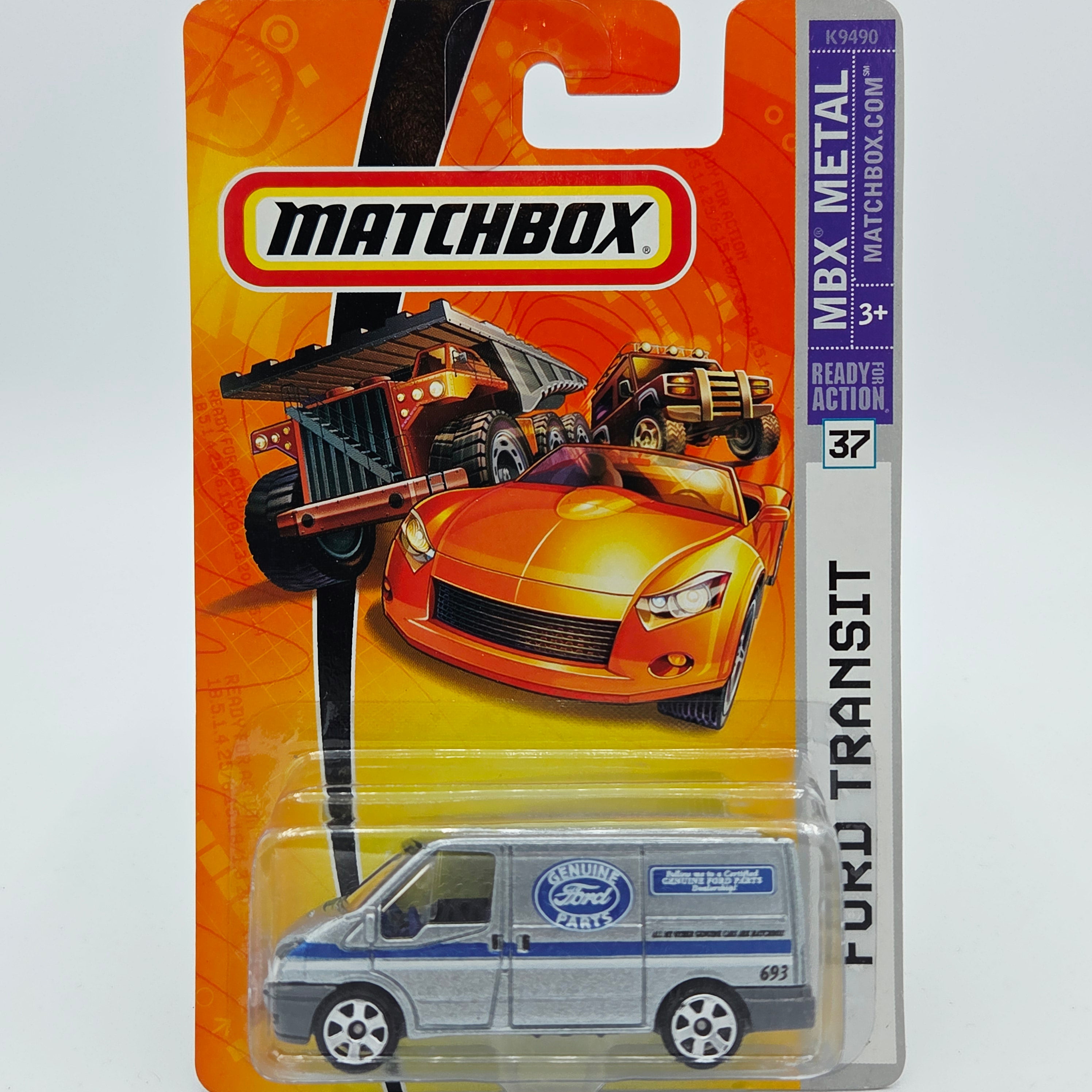 Matchbox Ford Transit "Genuine Ford Parts" (2007 MBX Basic - Metal)