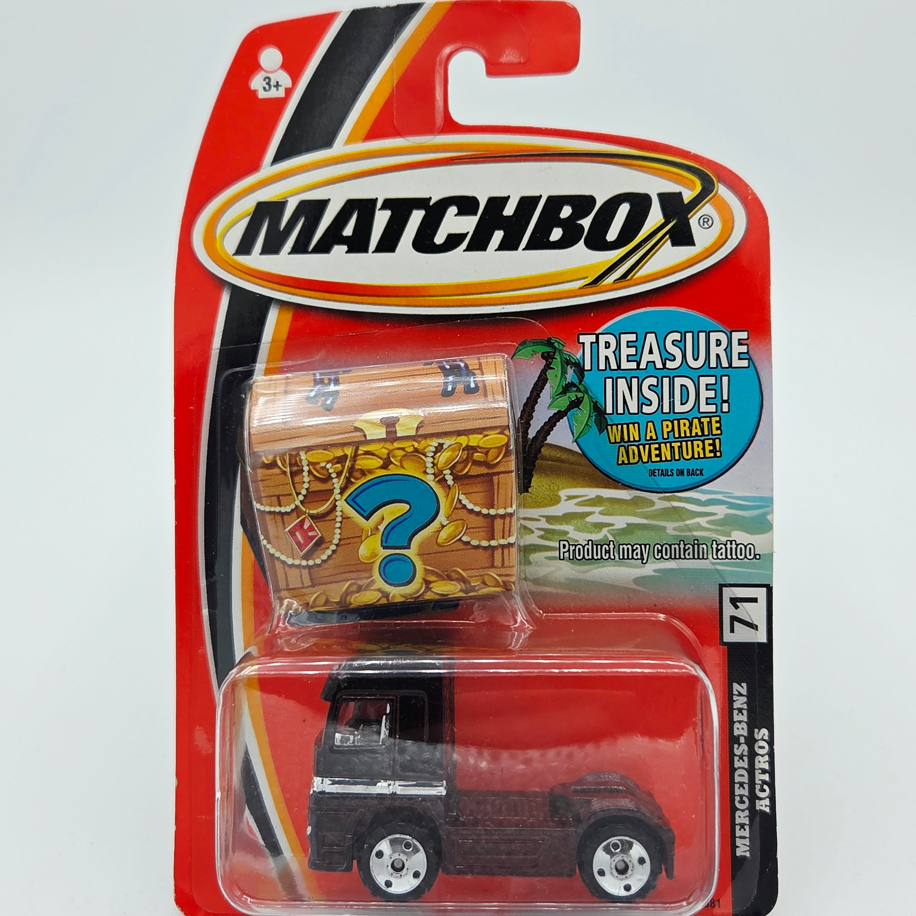 Matchbox Mercedes-Benz Actros Semi Cab (2005 MBX Basic - Buried Treasure)