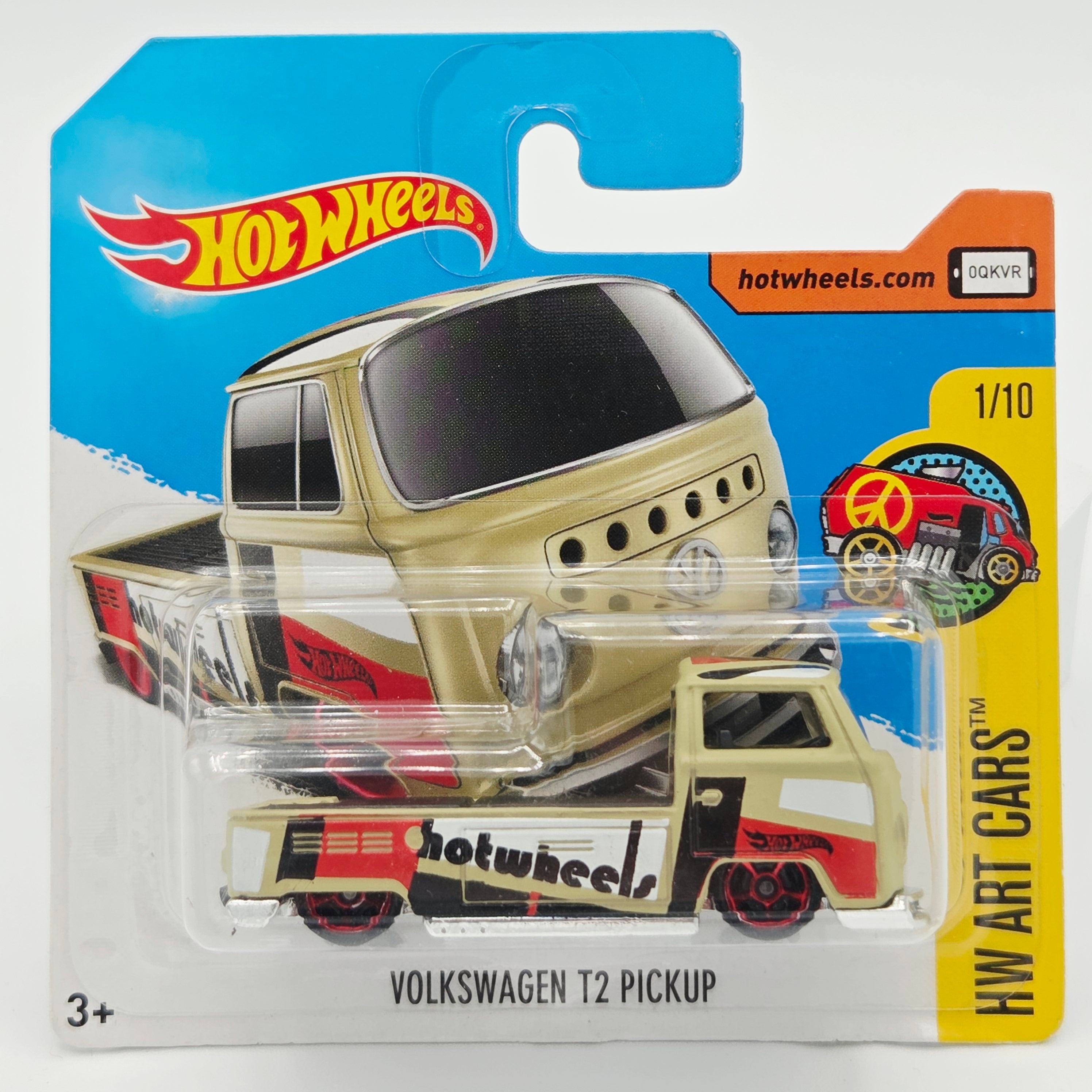 Hot Wheels Volkswagen T2 Pickup - Short Card (2017 HW Basic - Art Cars)