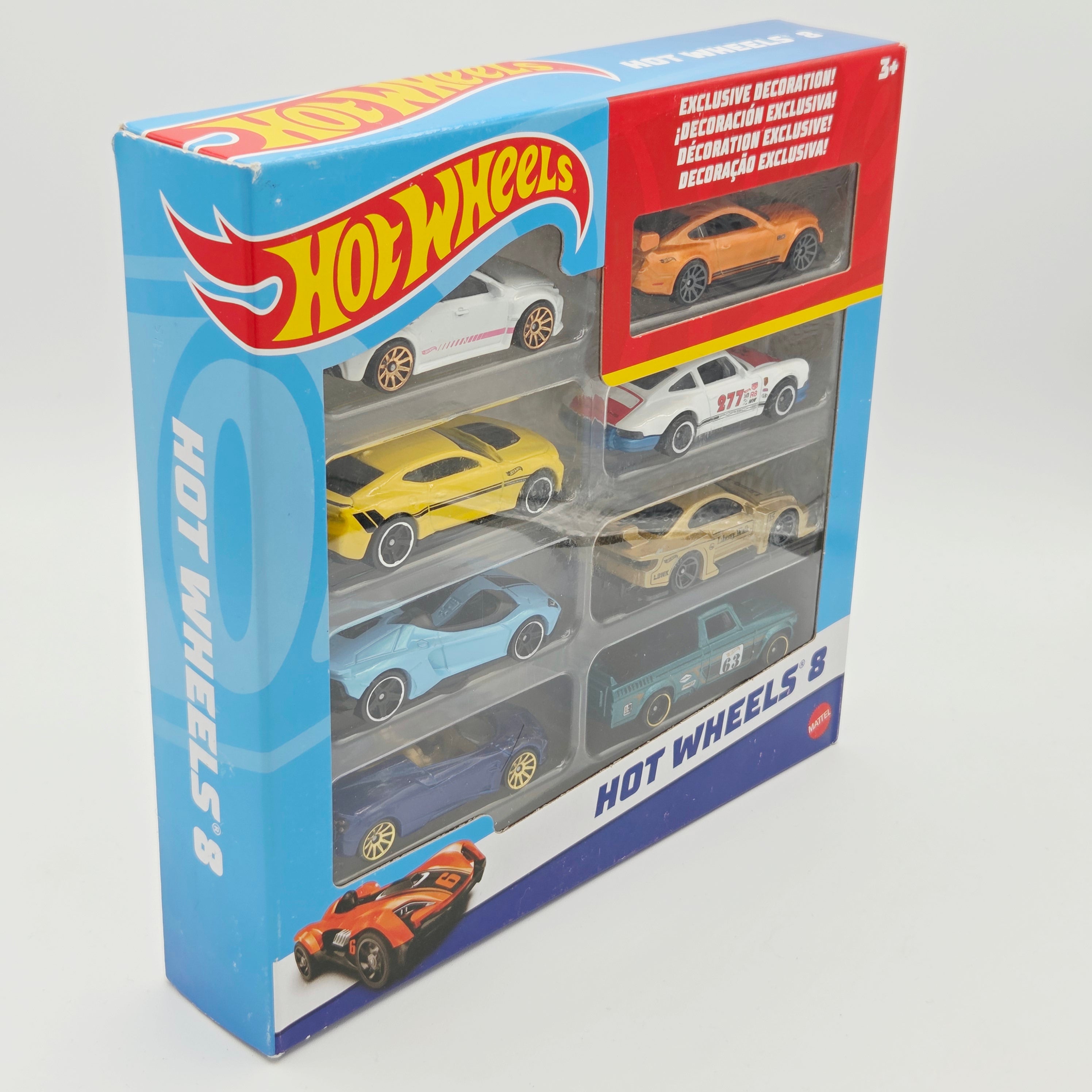 Hot Wheels 8 Pack - Exclusive Custom '18 Ford Mustang (2023 Multipack)