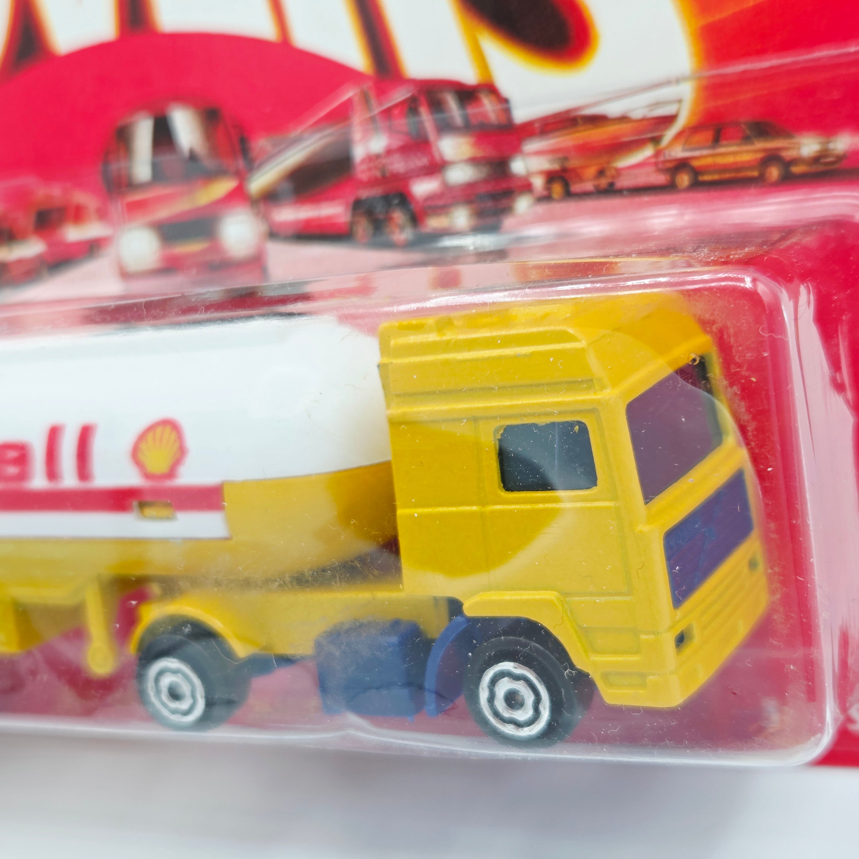 Majorette Volvo Tanker Semi Truck "Shell Oil" #355 (1990 Movers 300 Series)