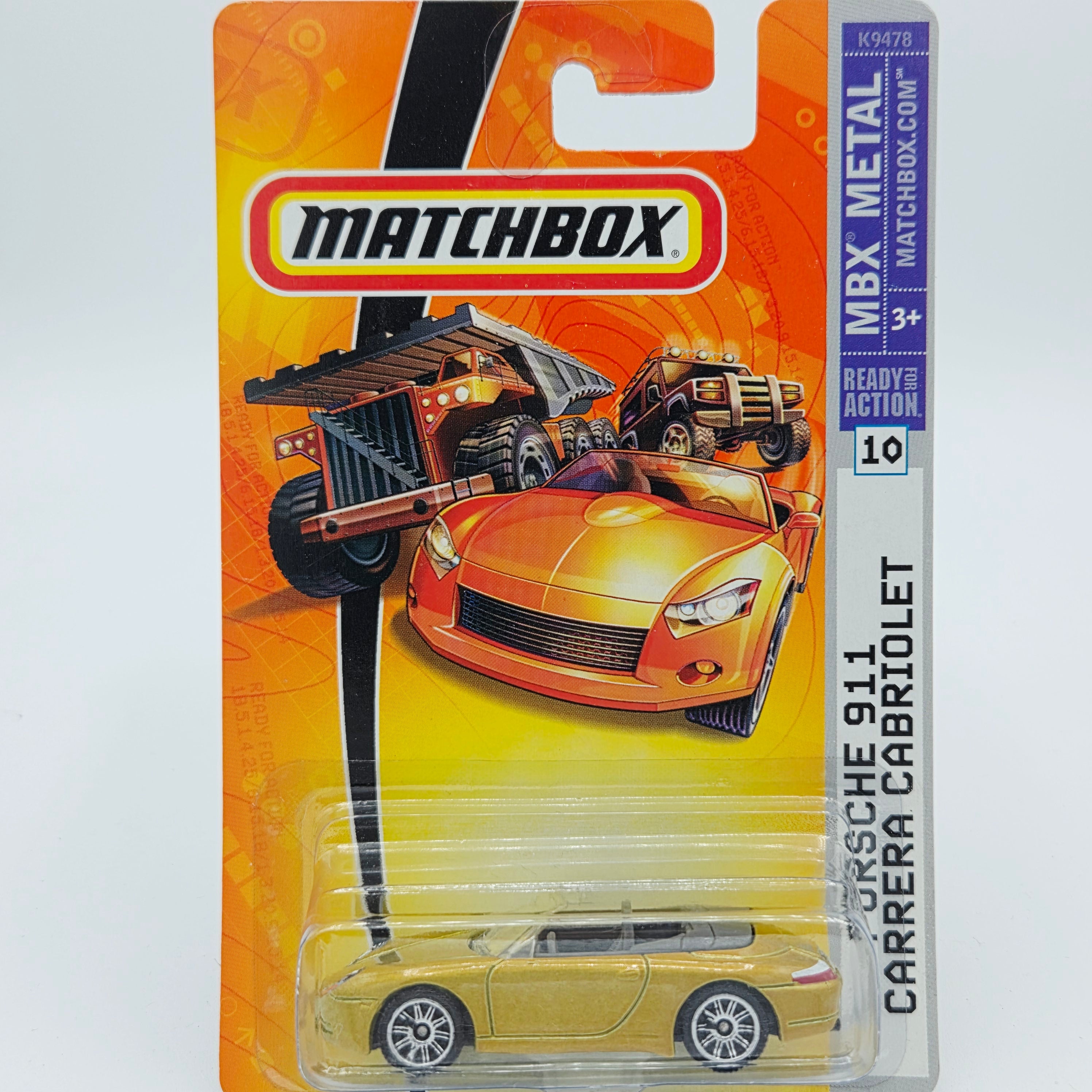 Matchbox Porsche 911 Carrera Cabriolet (2007 MBX Basic - Metal)
