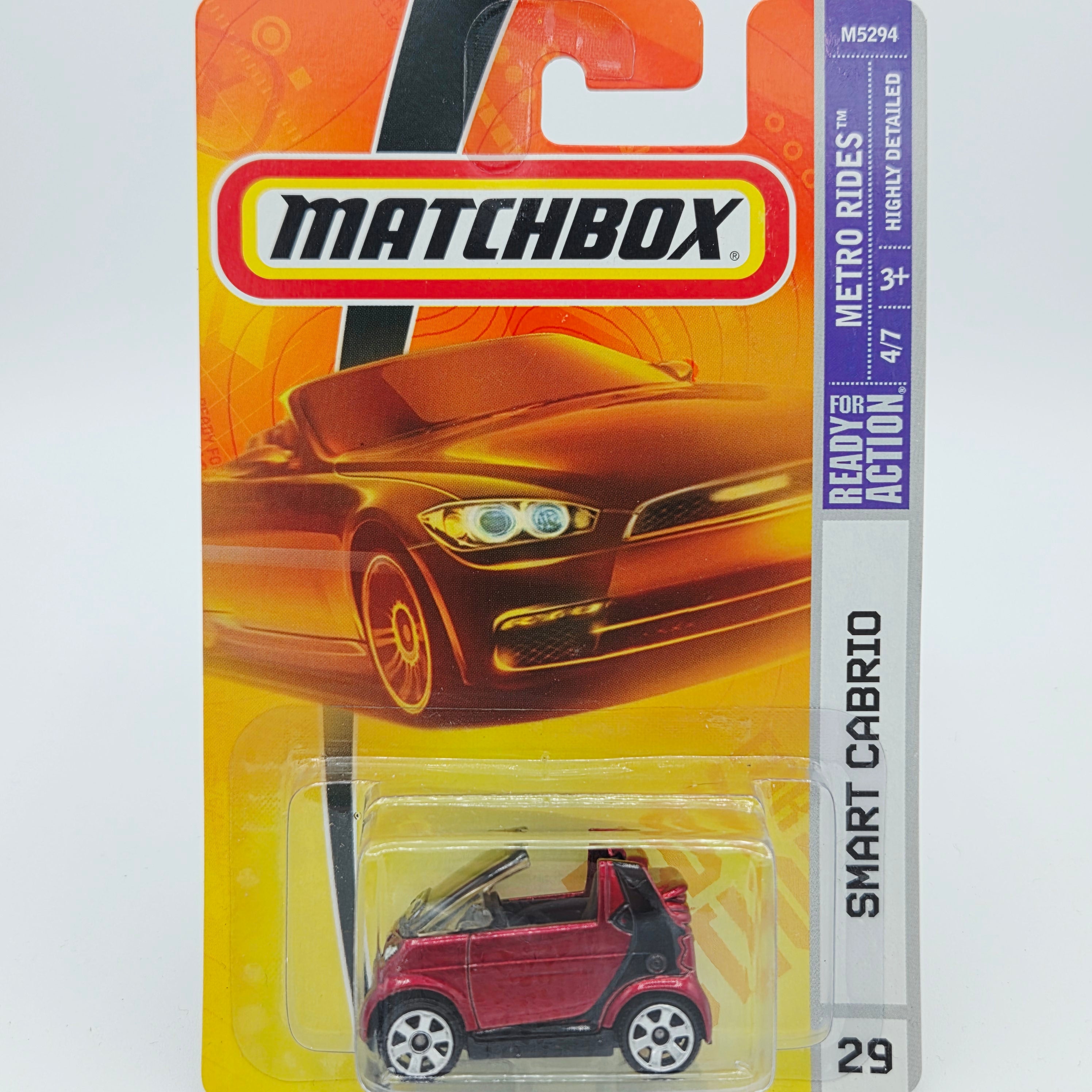 Matchbox Smart Cabrio (2008 MBX Basic - Metro Rides)