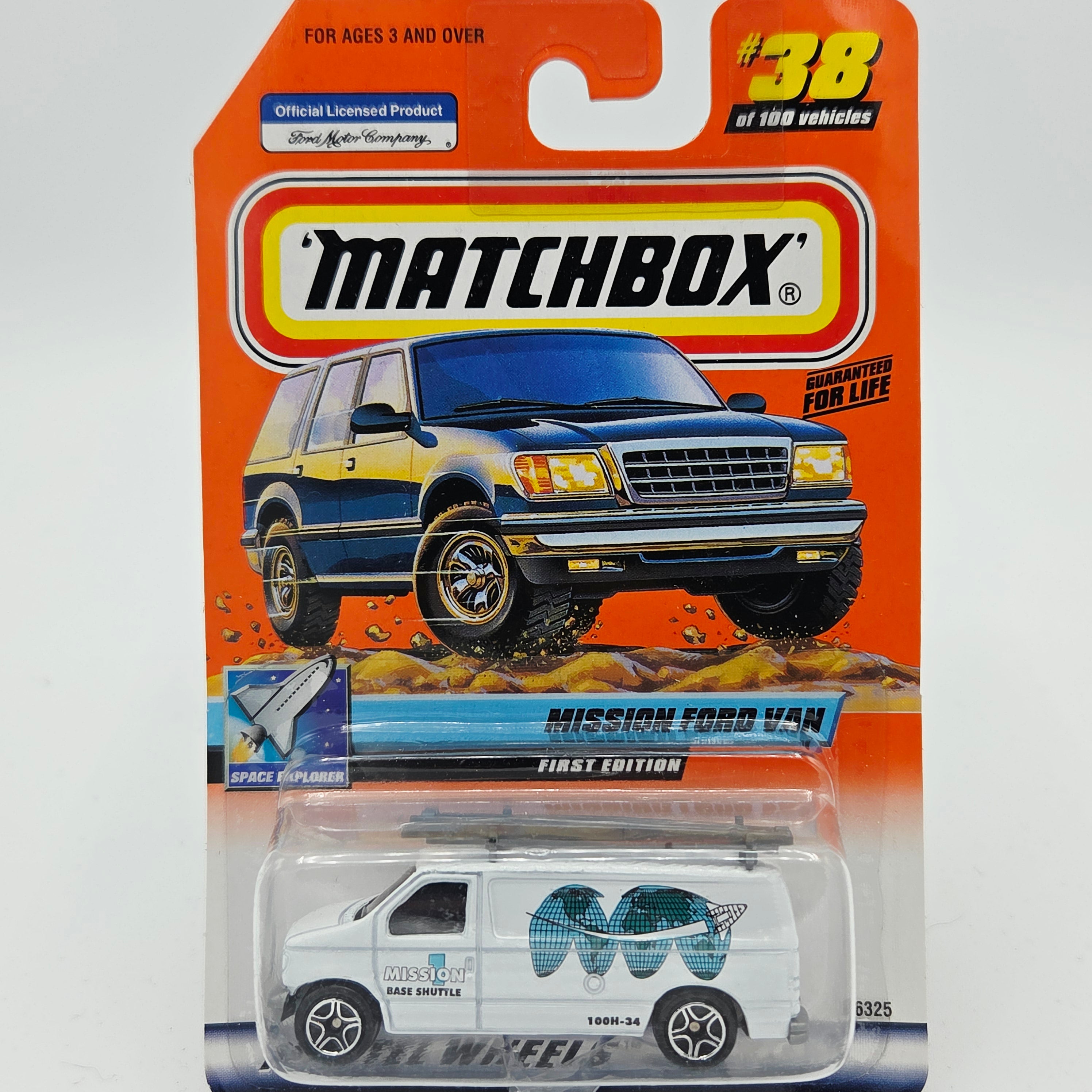 Matchbox Ford Panel Van "Mission Base" (2000 MBX Basic - Space Explorer)