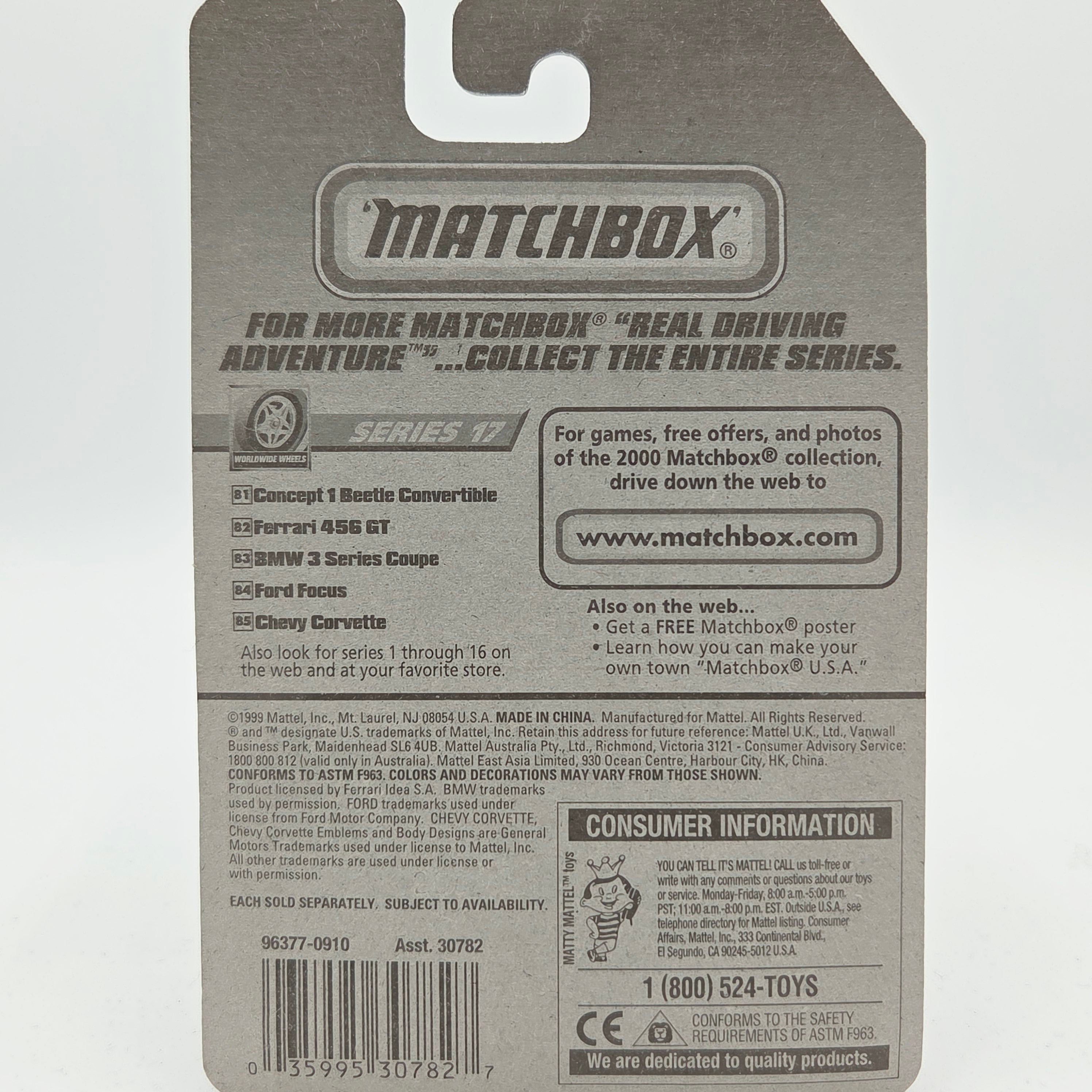 Matchbox Ferrari 456 GT (2000 MBX Basic - Worldwide Wheels)