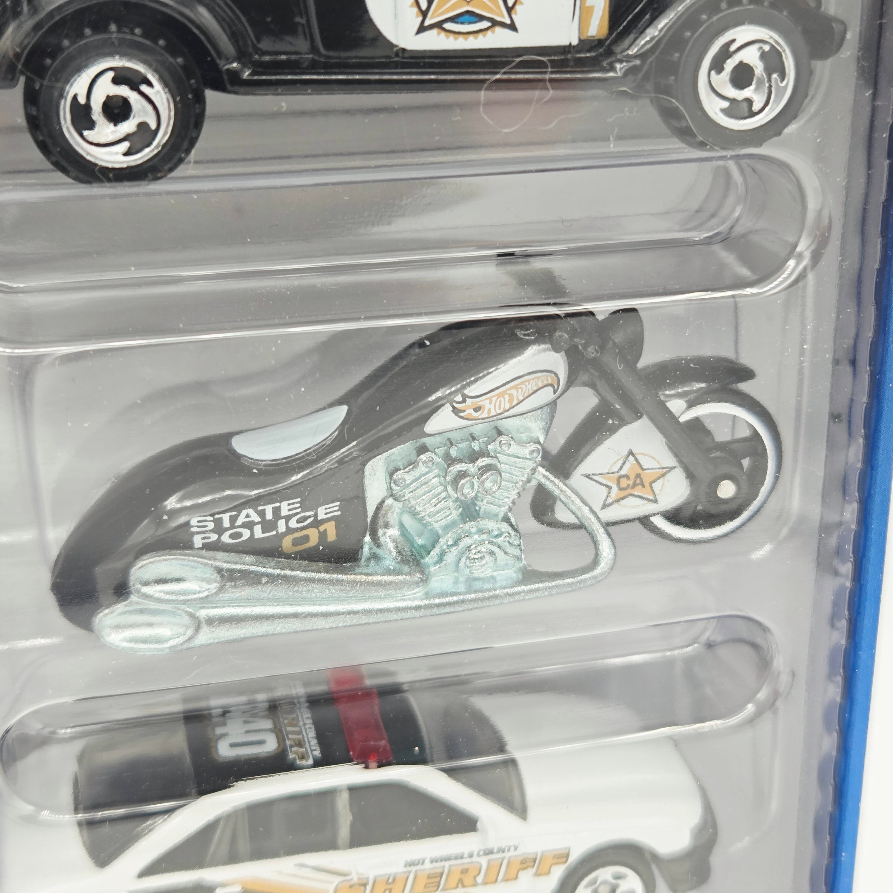 Hot Wheels Police Cruisers 5 Pack - Jeep, Holden, Power Wagon (2000)