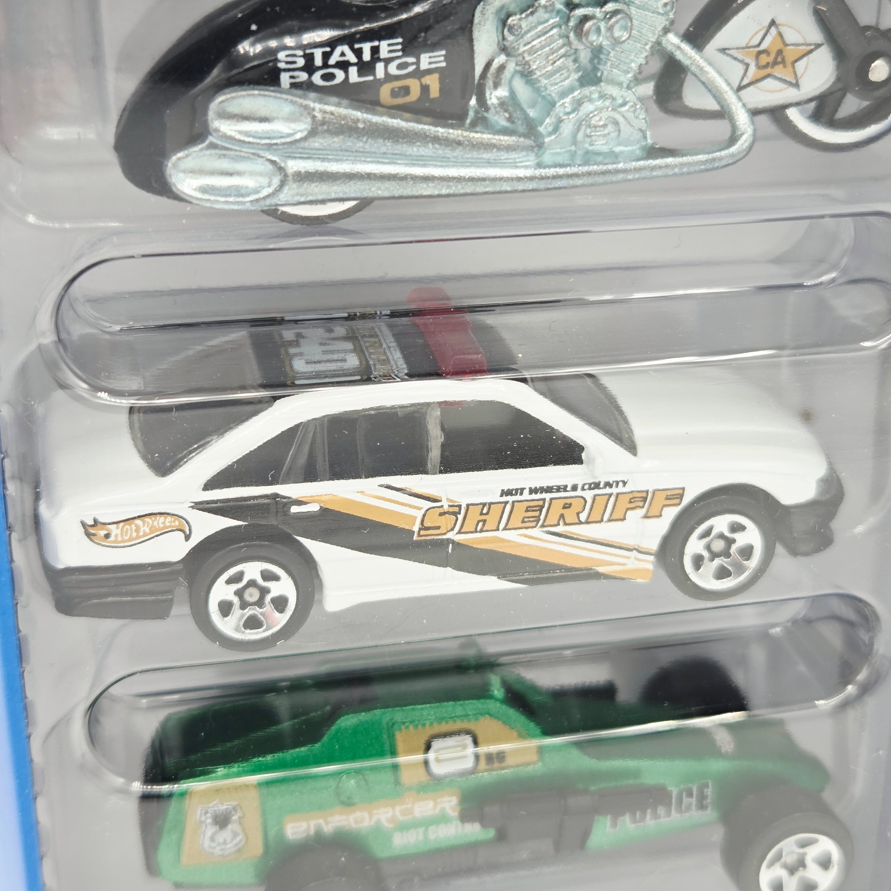 Hot Wheels Police Cruisers 5 Pack - Jeep, Holden, Power Wagon (2000)