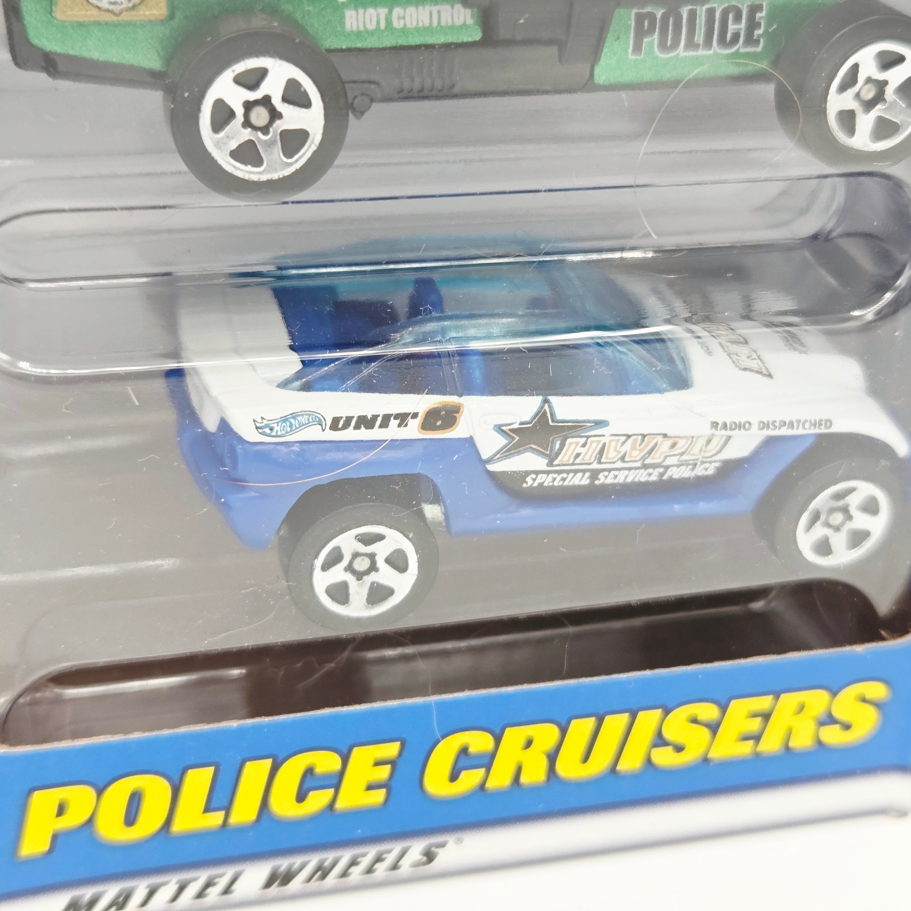Hot Wheels Police Cruisers 5 Pack - Jeep, Holden, Power Wagon (2000)