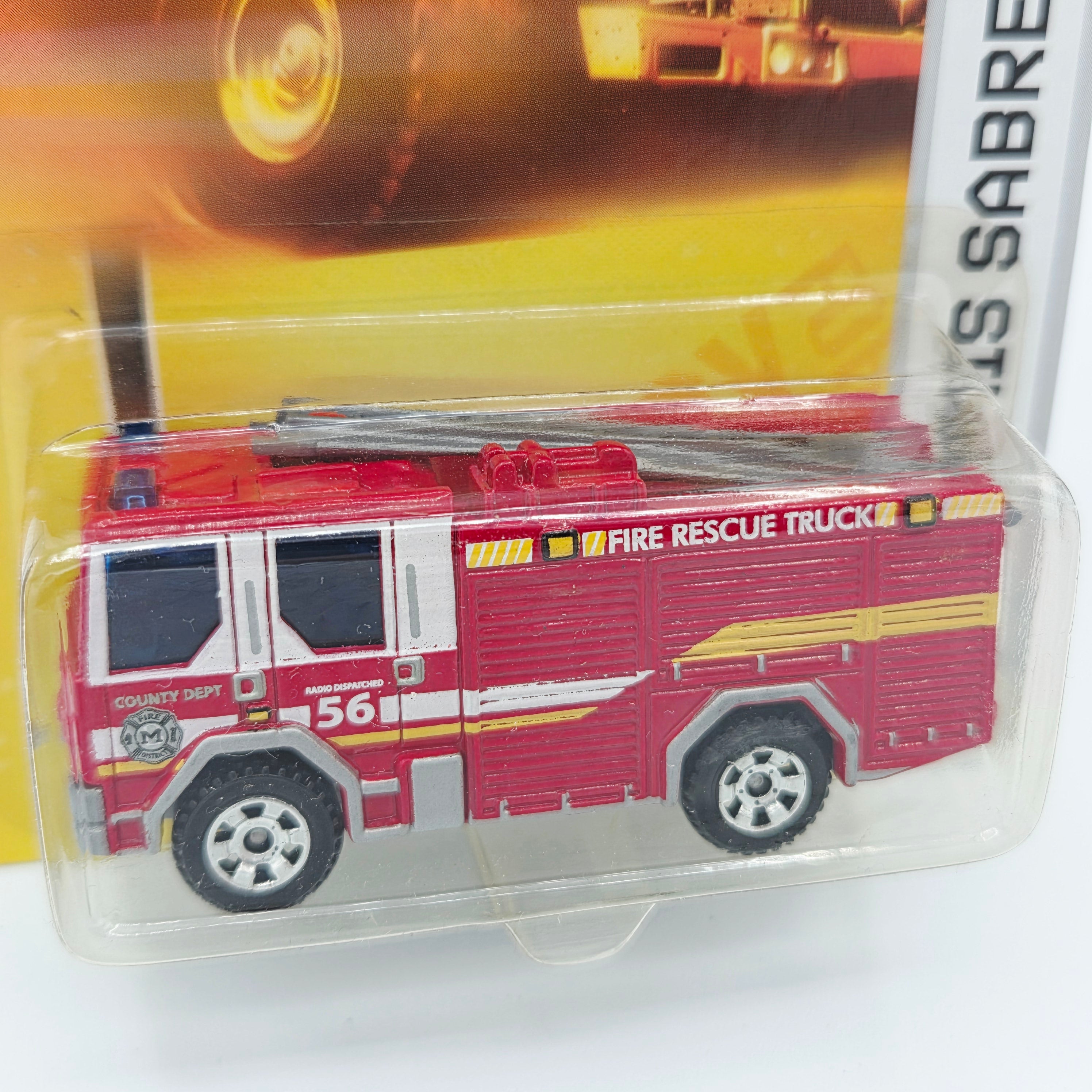Matchbox Dennis Sabre Fire Truck (2007 MBX Basic - Emergency)