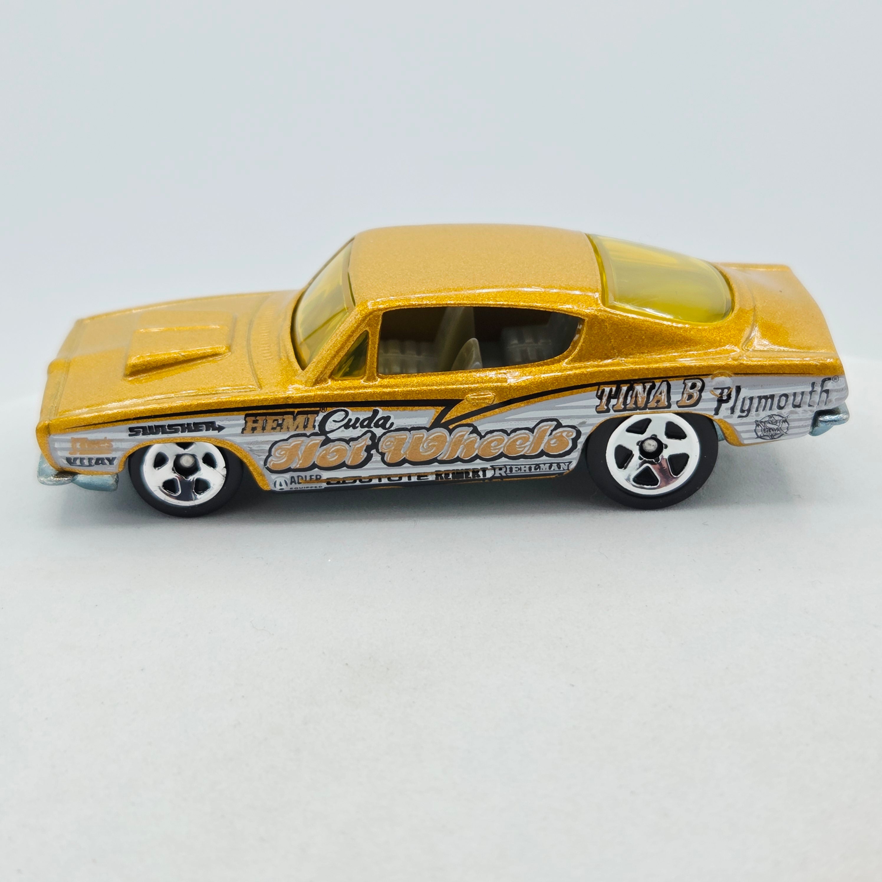 Hot Wheels '68 Plymouth HEMI Cuda - Gold (2007 HW Multipack)