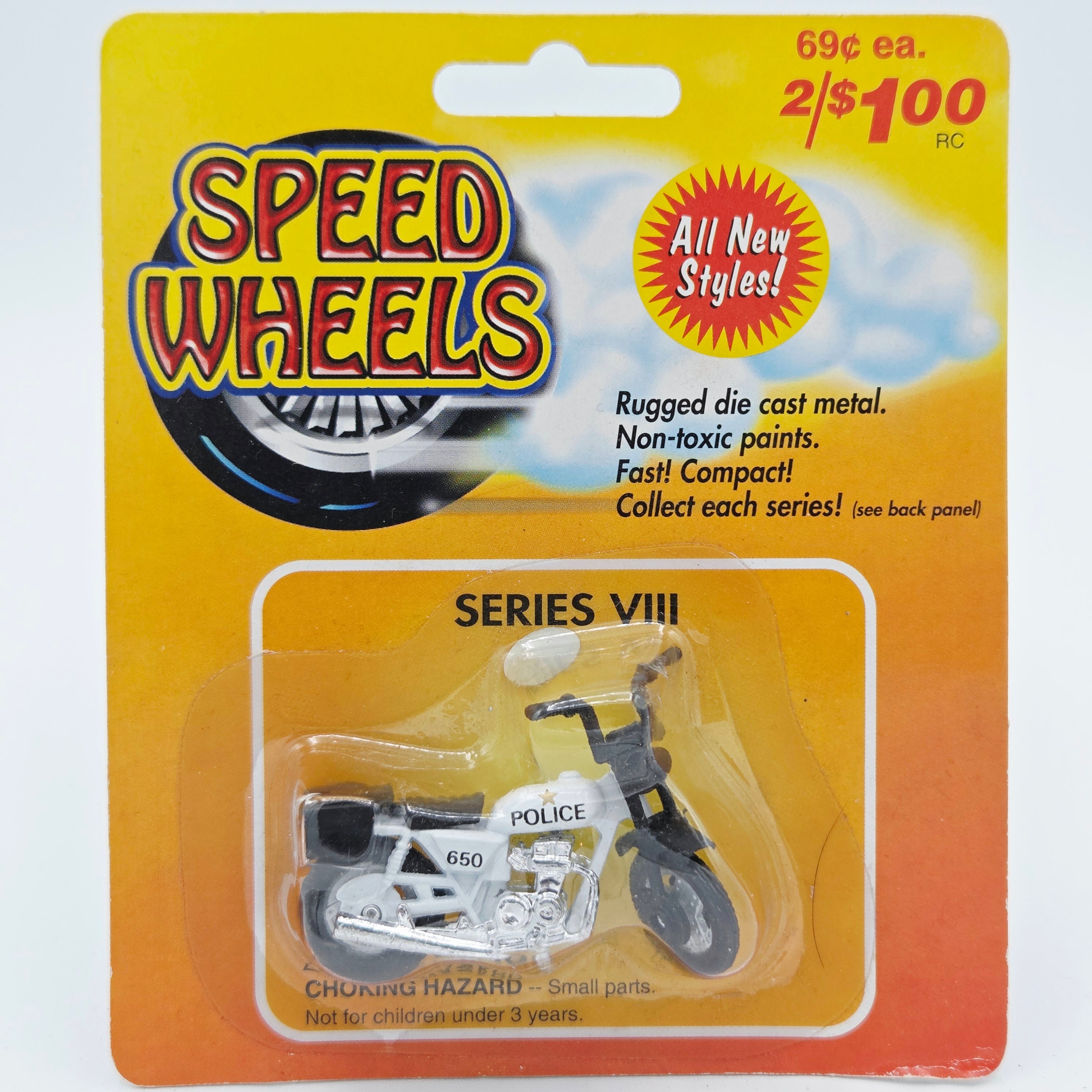 Maisto Honda 650 Police Motorcycle - Approx. 1:64 (Speed Wheels Series VIII)