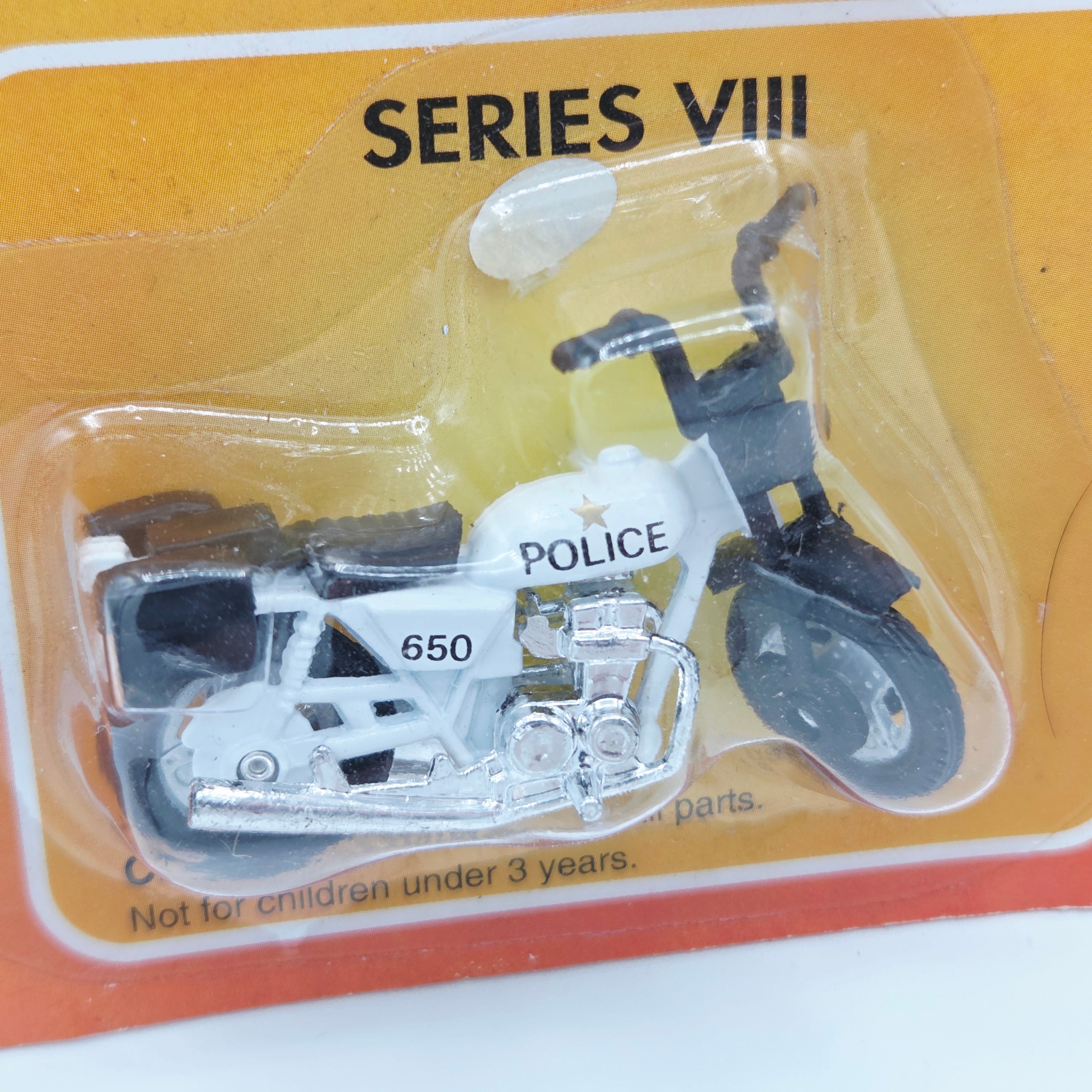 Maisto Honda 650 Police Motorcycle - Approx. 1:64 (Speed Wheels Series VIII)