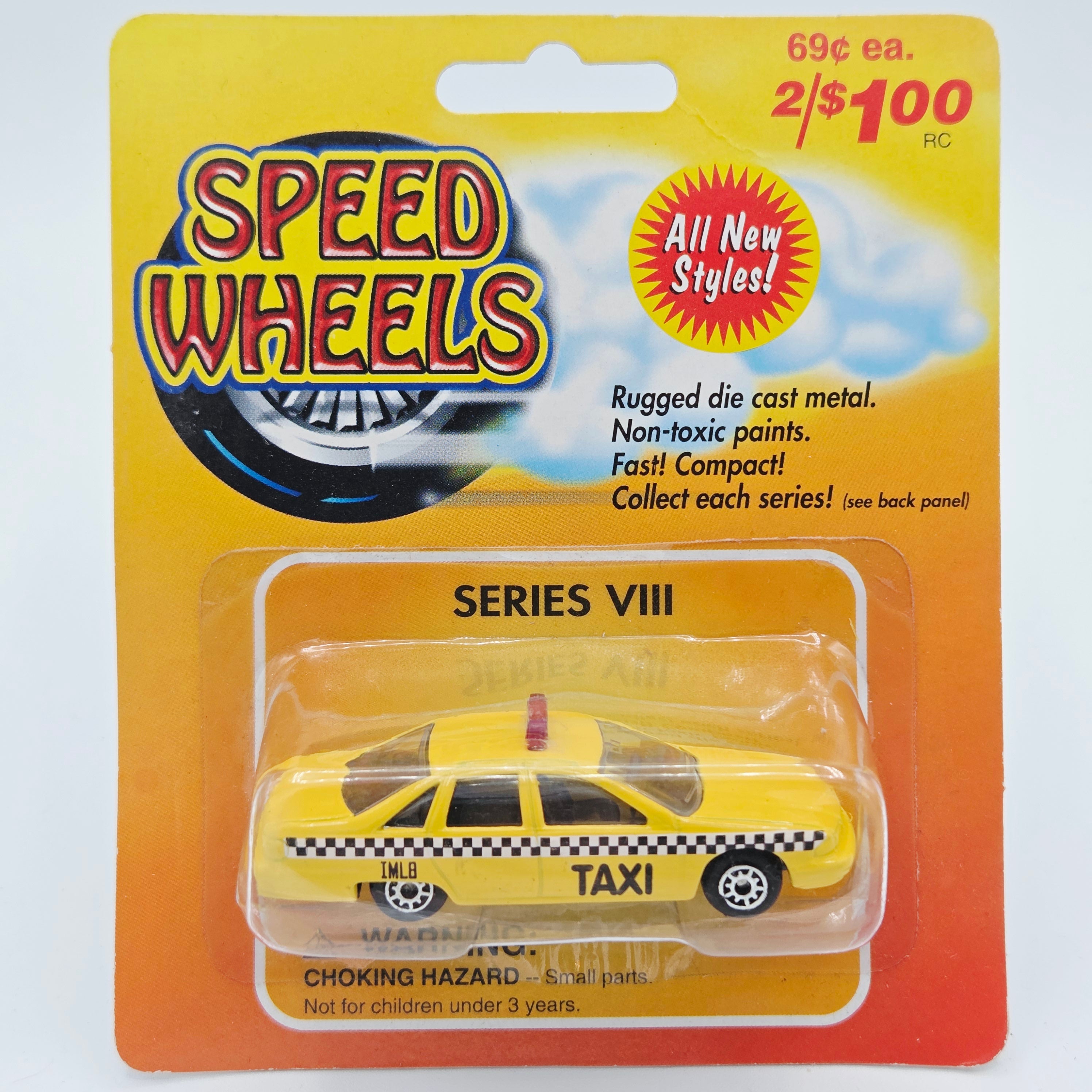 Maisto Chevrolet Caprice Taxi Cab - Approx. 1:64 (Speed Wheels Series VIII)
