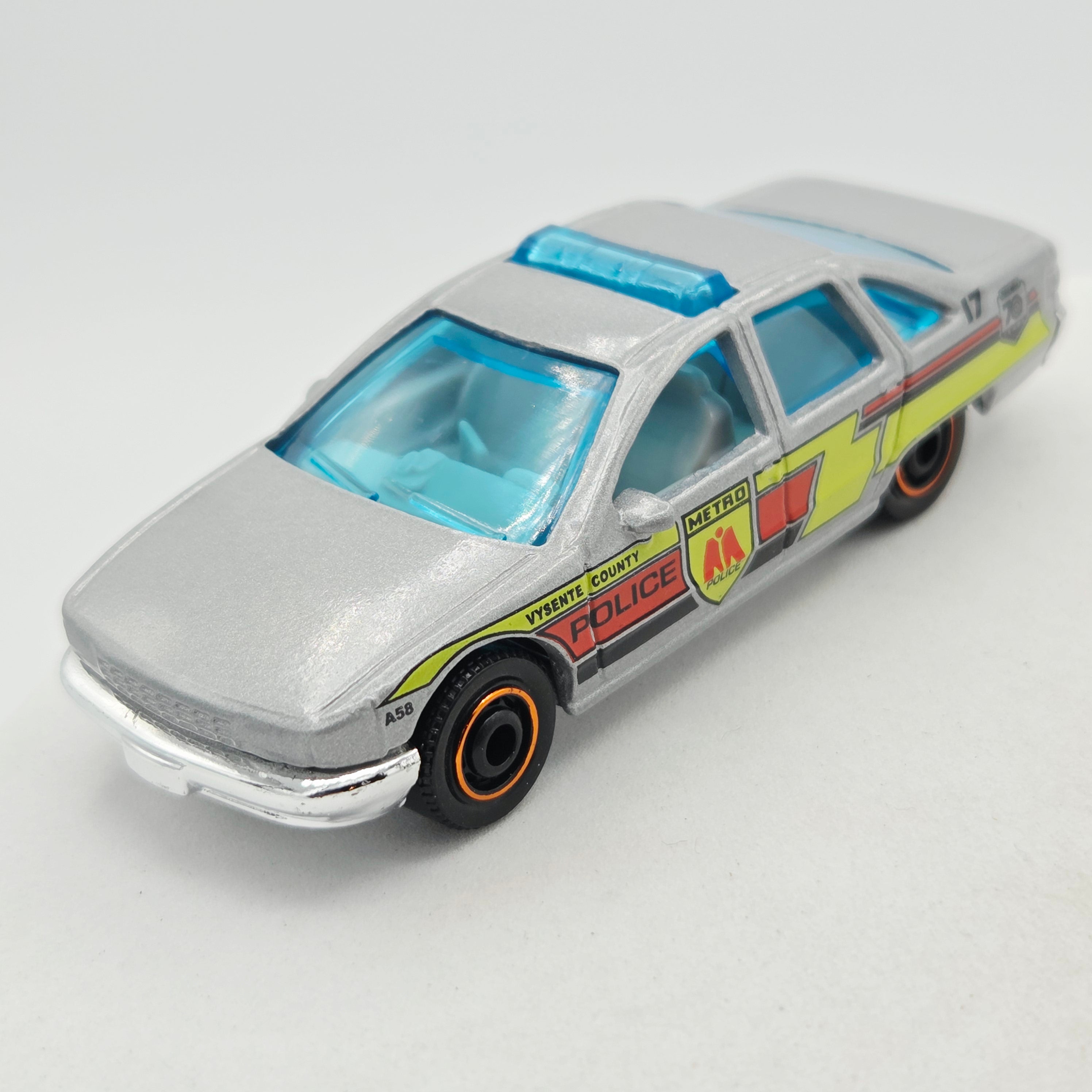 Matchbox '94 Chevy Caprice Classic Police "Metro" (2023 MBX City Drivers  II 5 Pack - Multipack Exclusive)