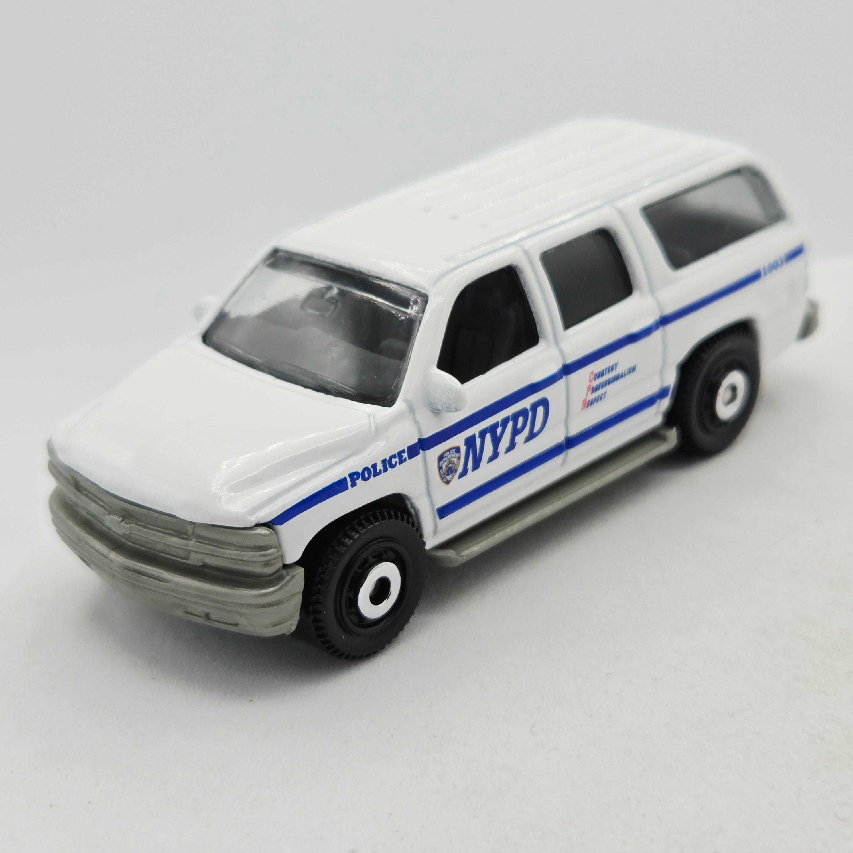 Matchbox '00 Chevy Suburban "NYPD" (2016 MBX Basic - Rescue)