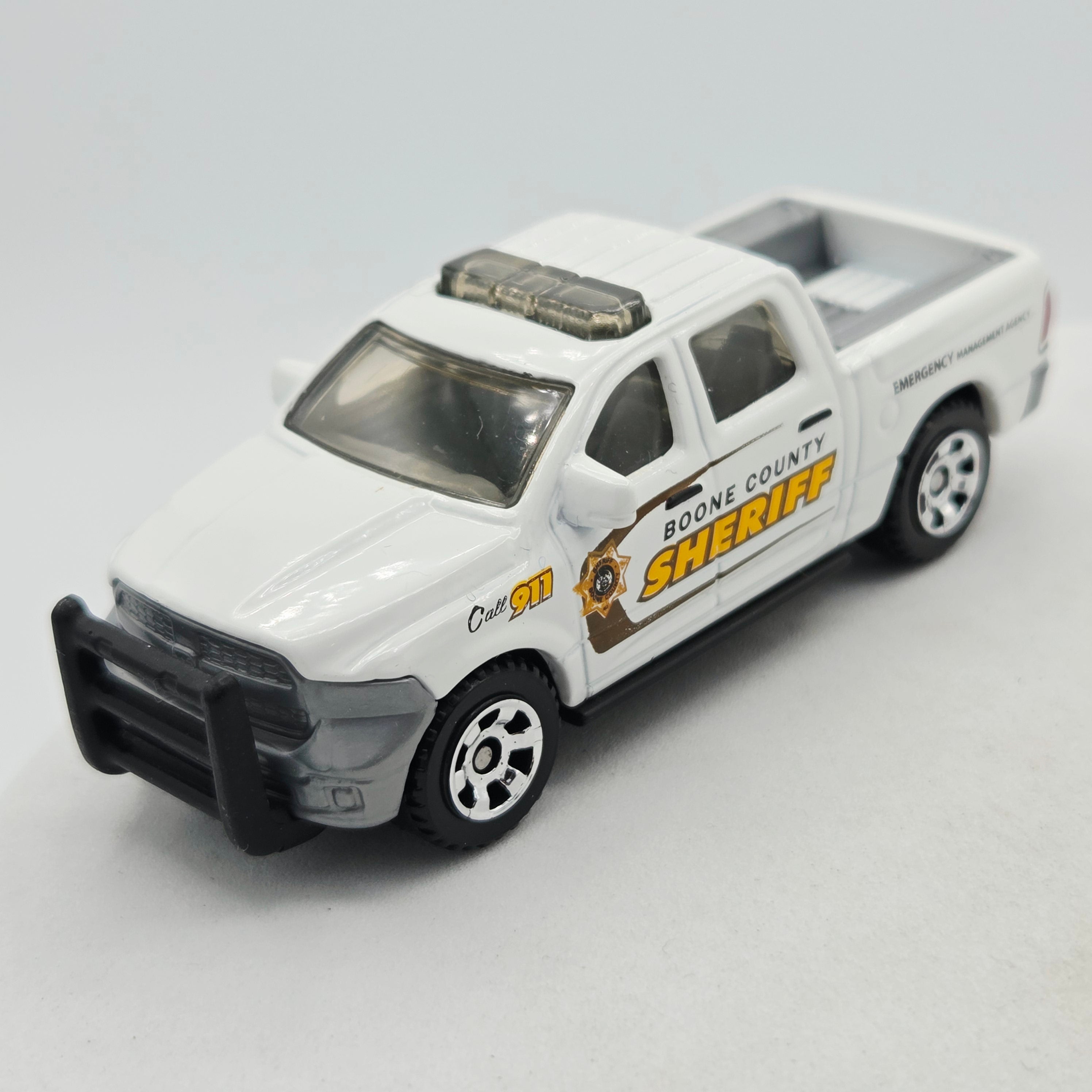 Matchbox '15 Ram 1500 Pickup "Sheriff" (2021 MBX Rescue 5 Pack - Multipack Exclusive)