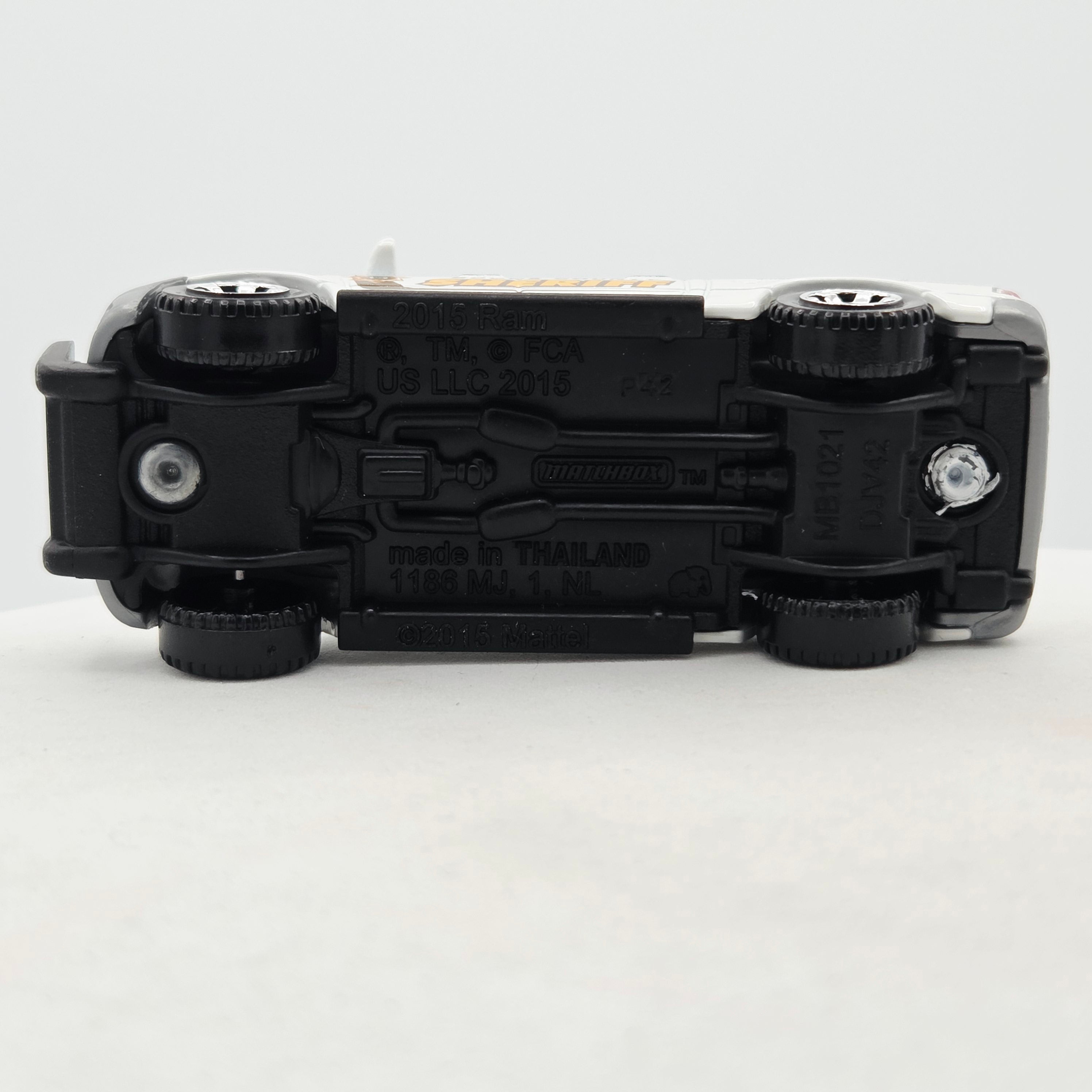 Matchbox '15 Ram 1500 Pickup "Sheriff" (2021 MBX Rescue 5 Pack - Multipack Exclusive)