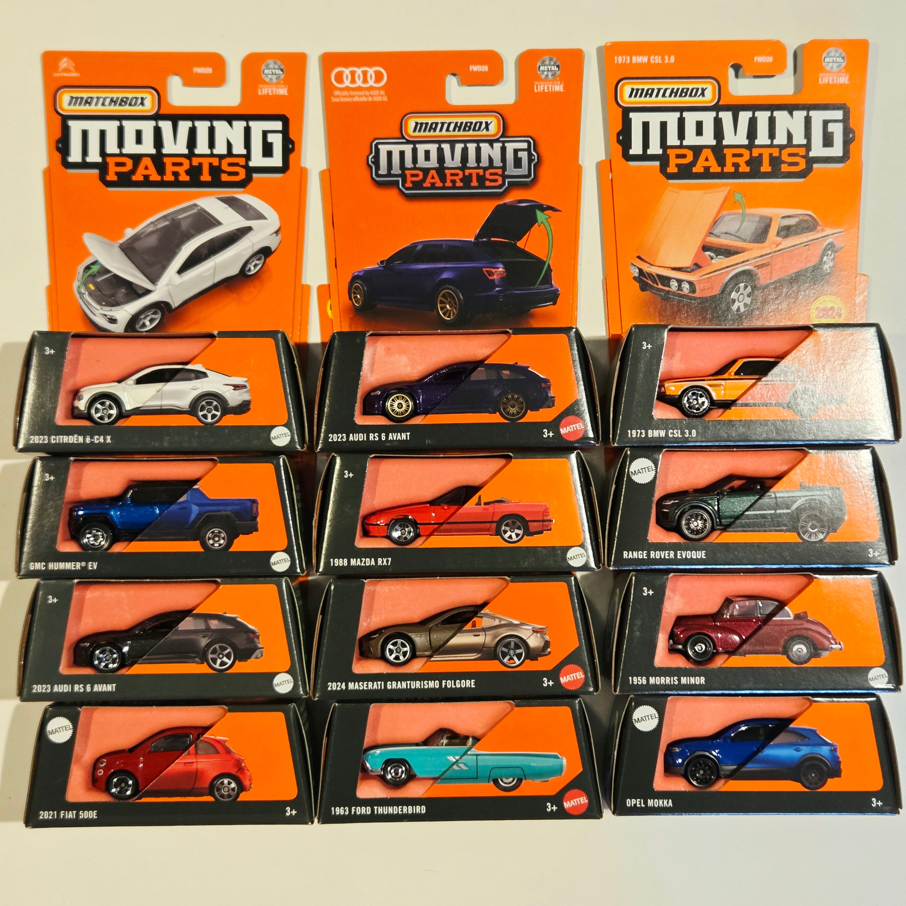 Matchbox Moving Parts Bulk Lot BB ×12 - GMC, BMW, Range Rover, Maserati, etc