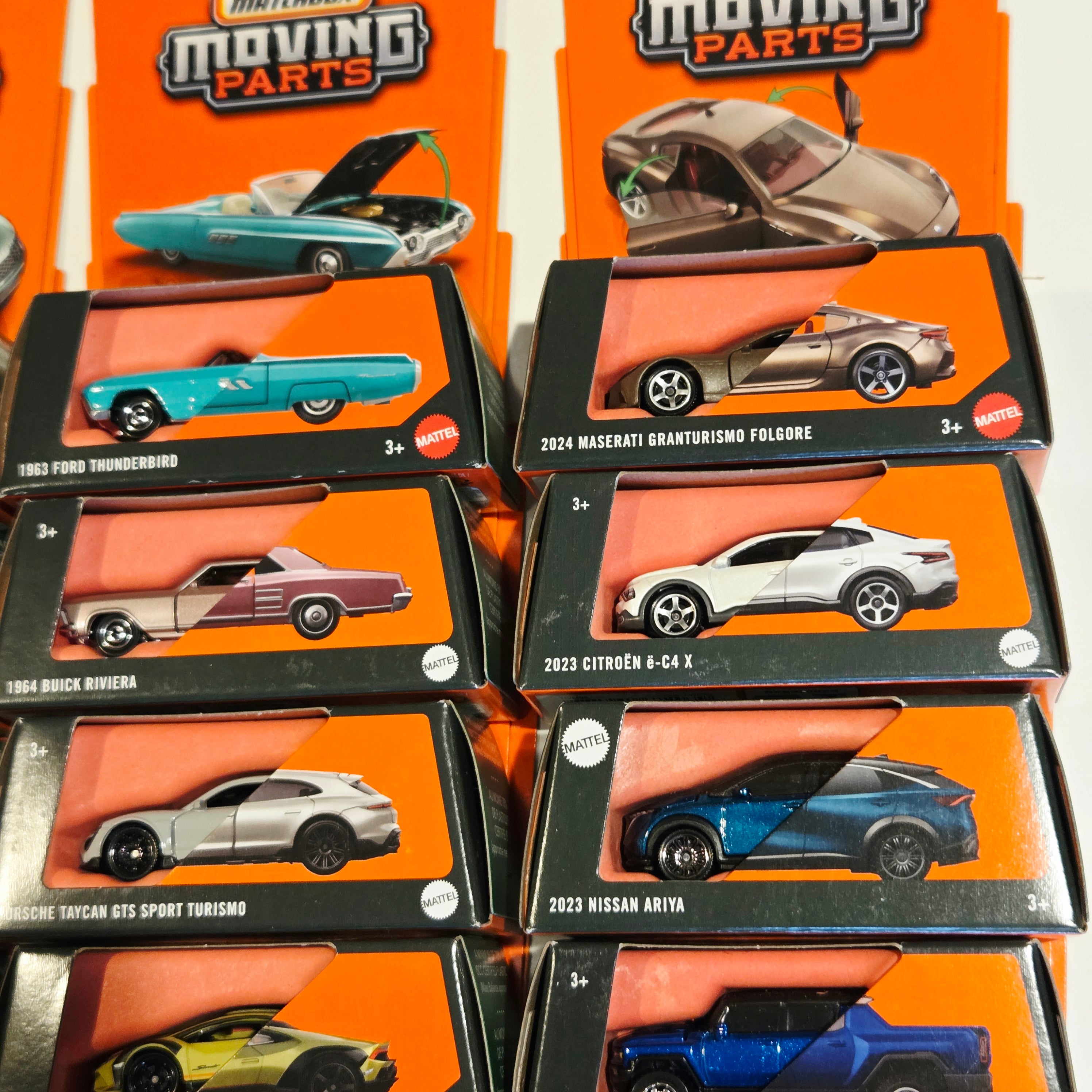 Matchbox Moving Parts Bulk Lot B ×24 - Porsche, Lamborghini, Bentley, Jeep, BMW, etc