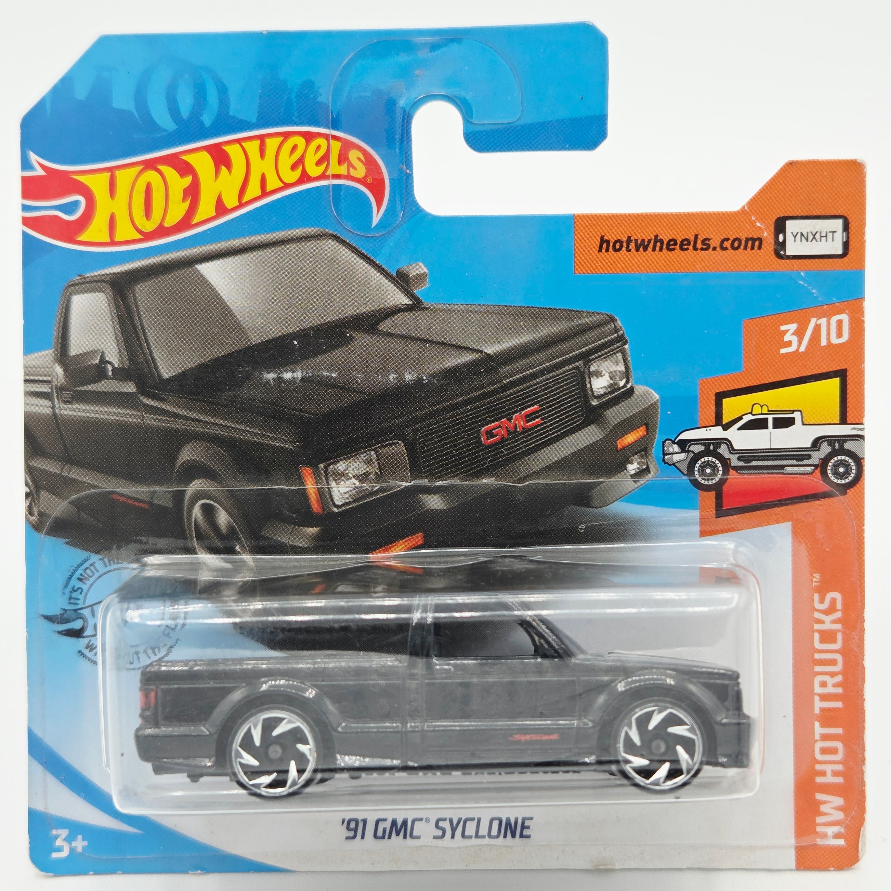 Hot Wheels '91 GMC Syclone Pickup - Short Card (2020 HW Basic - Hot Trucks)