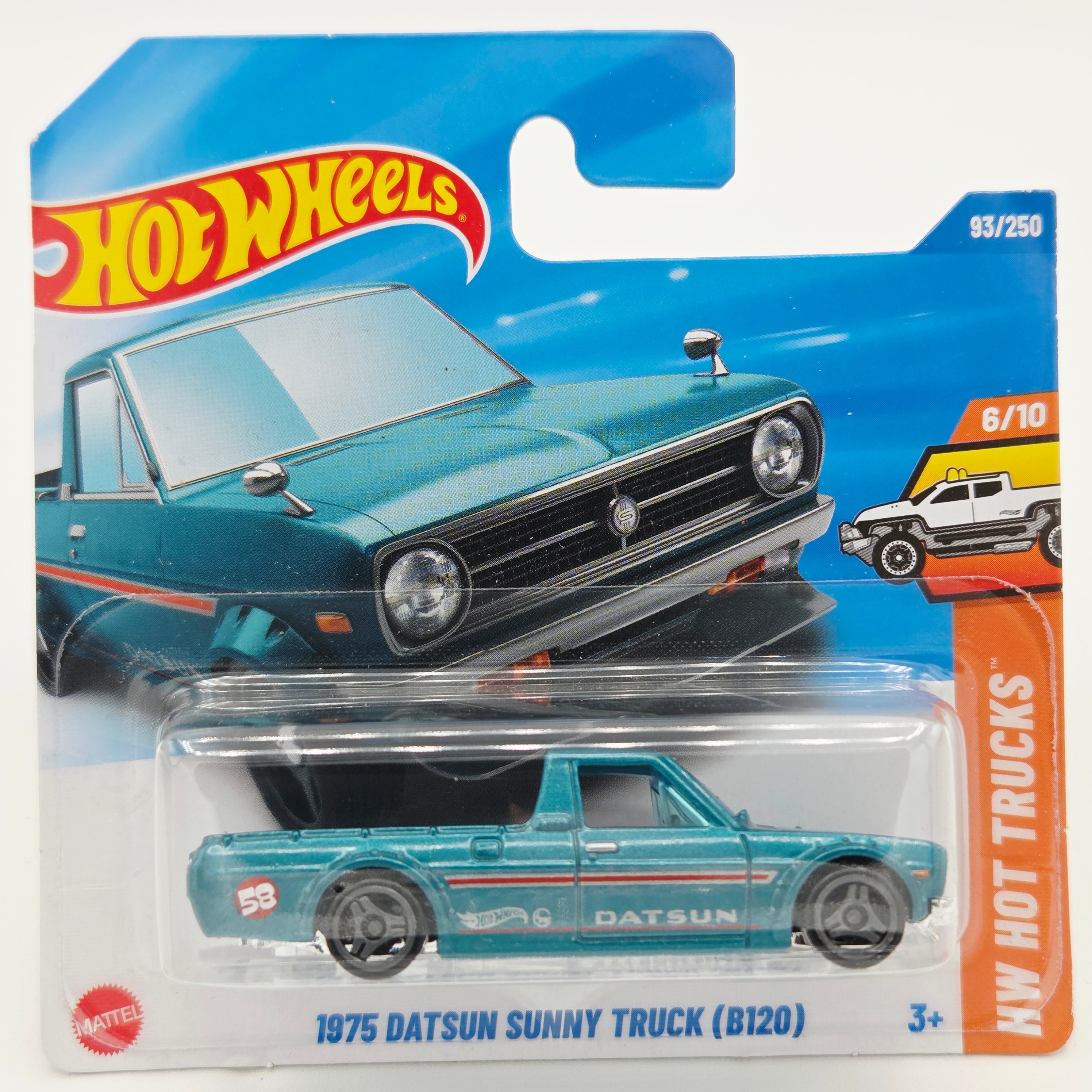 Hot Wheels '75 Datsun Sunny Truck b120 - Short Card (2025 HW Basic - Hot Trucks)