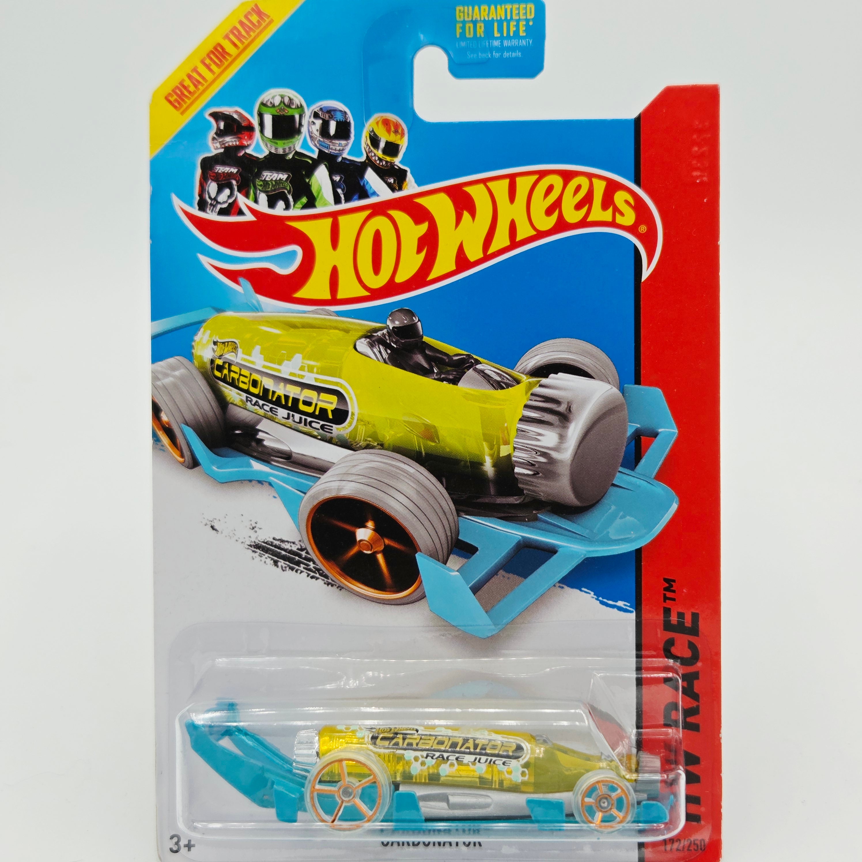 Hot Wheels Carbonator - Blue / Yellow (2014 HW Basic - X-Raycers)