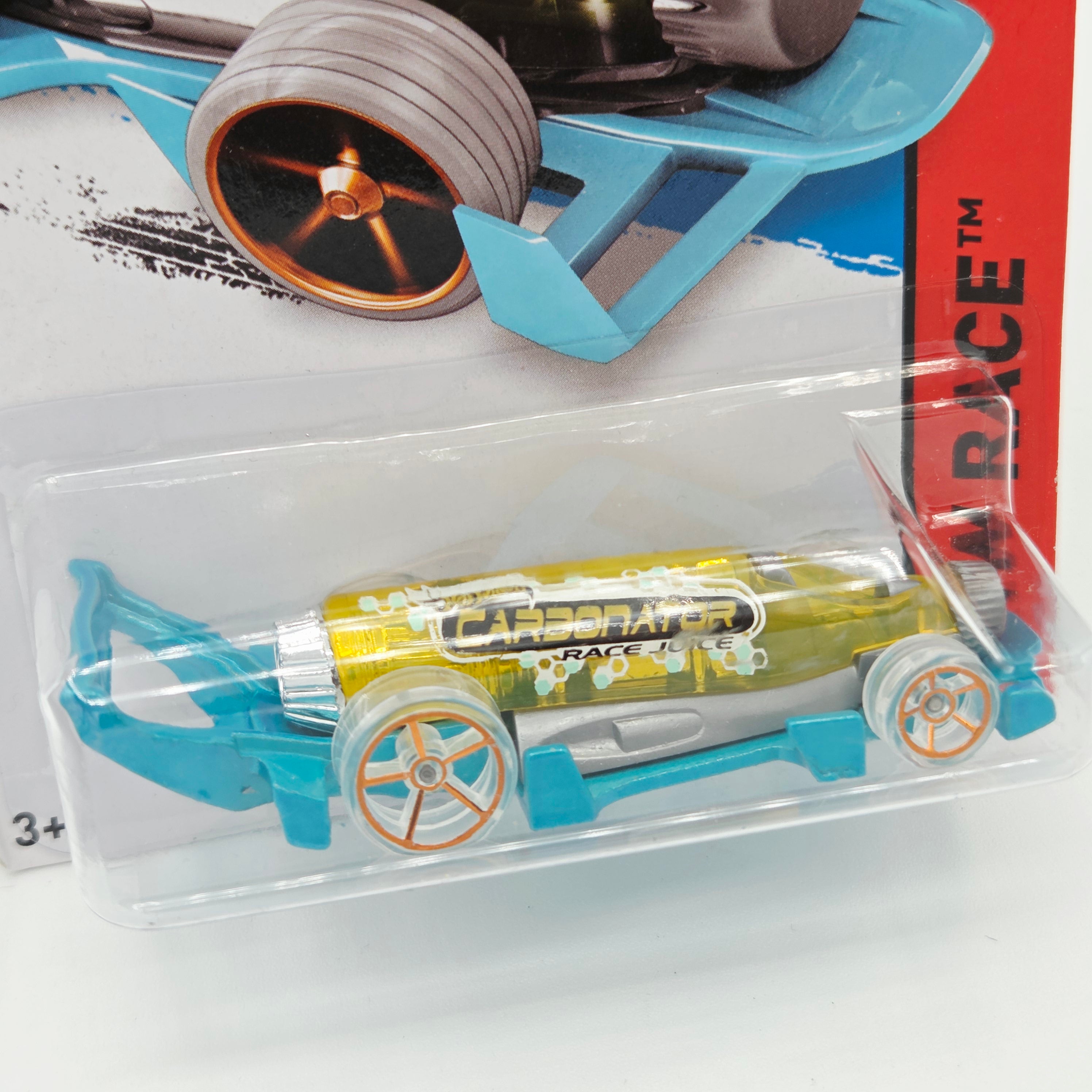 Hot Wheels Carbonator - Blue / Yellow (2014 HW Basic - X-Raycers)