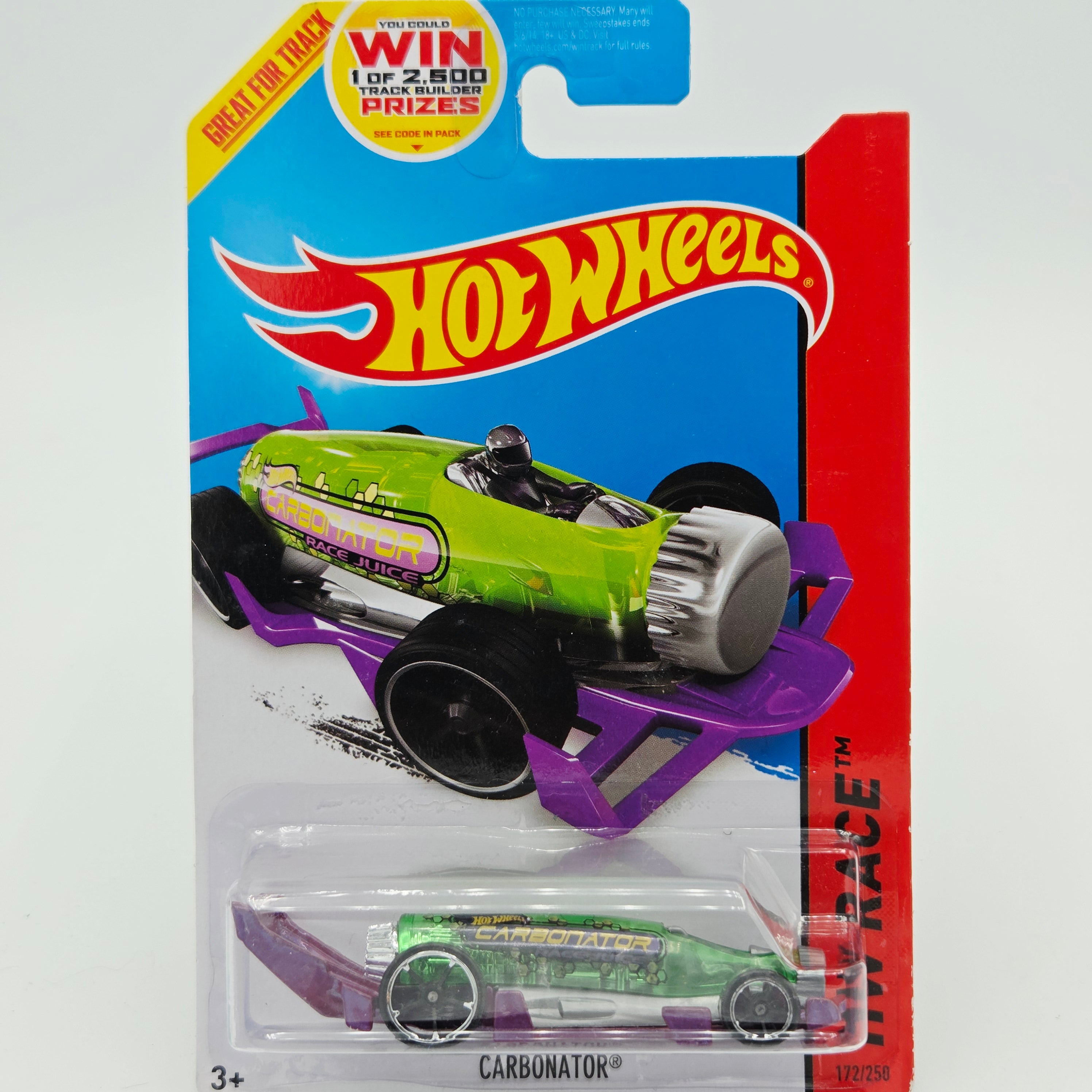 Hot Wheels Carbonator - Purple / Green (2014 HW Basic - X-Raycers)