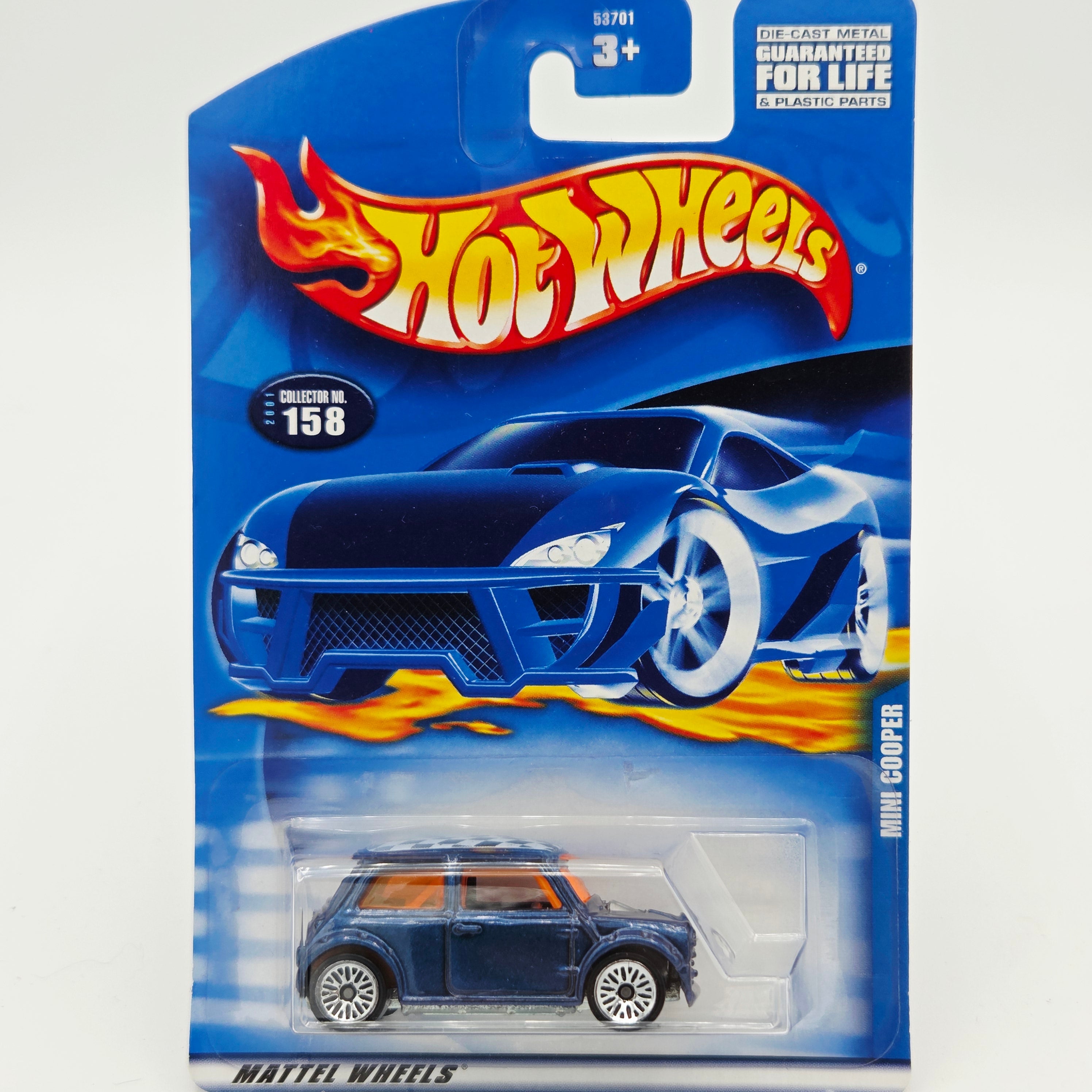 Hot Wheels MINI Cooper - Blue (2001 HW Basic / Mainline)