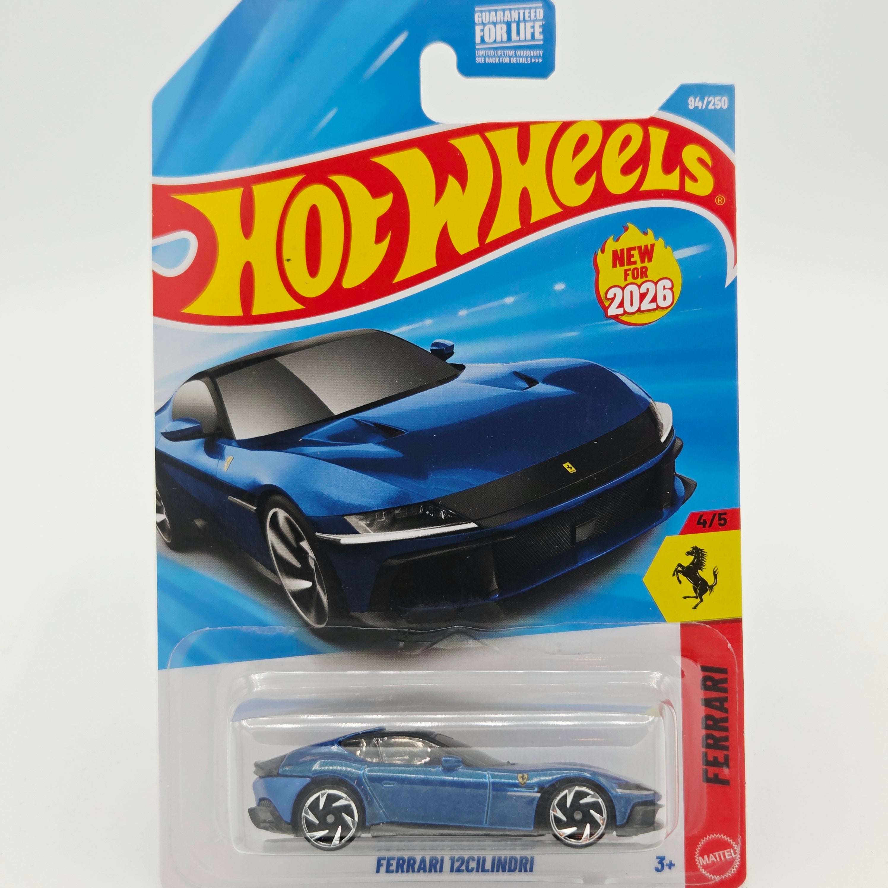 Hot Wheels Ferrari 12Cilindri (2026 HW Basic Case M - Ferrari)