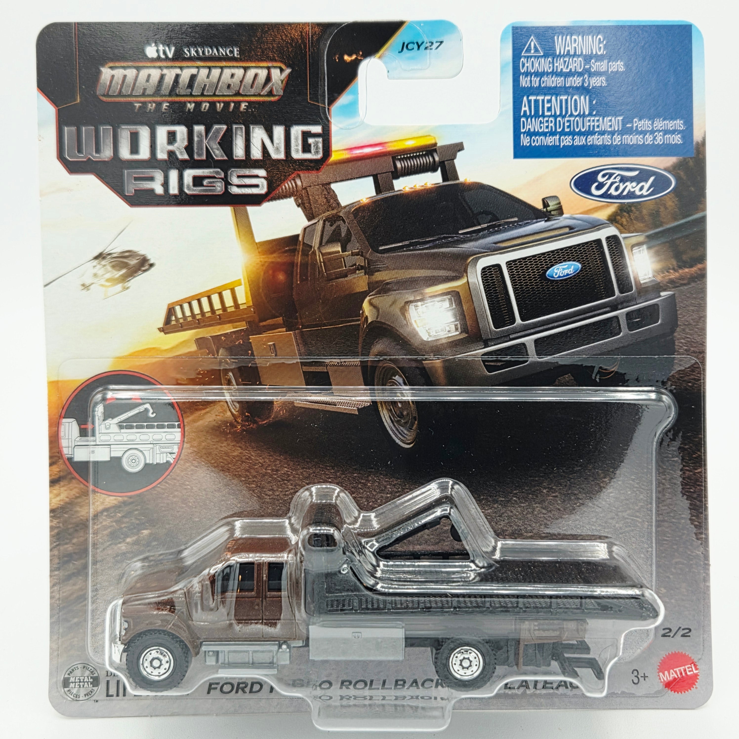 Matchbox Ford F-650 Rollback Tow Truck (2026 Working Rigs - Mix 3, Case J)