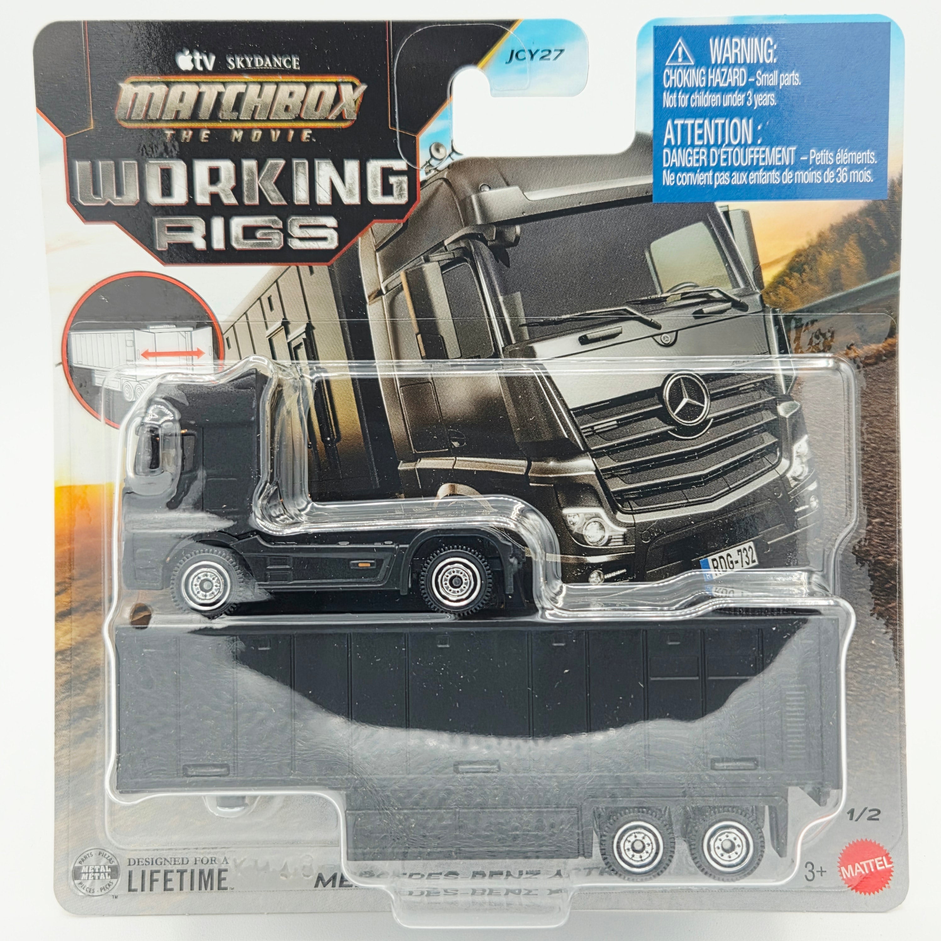 Matchbox Mercedes-Benz Actros Semi Truck (2026 Working Rigs - Mix 3, Case J)