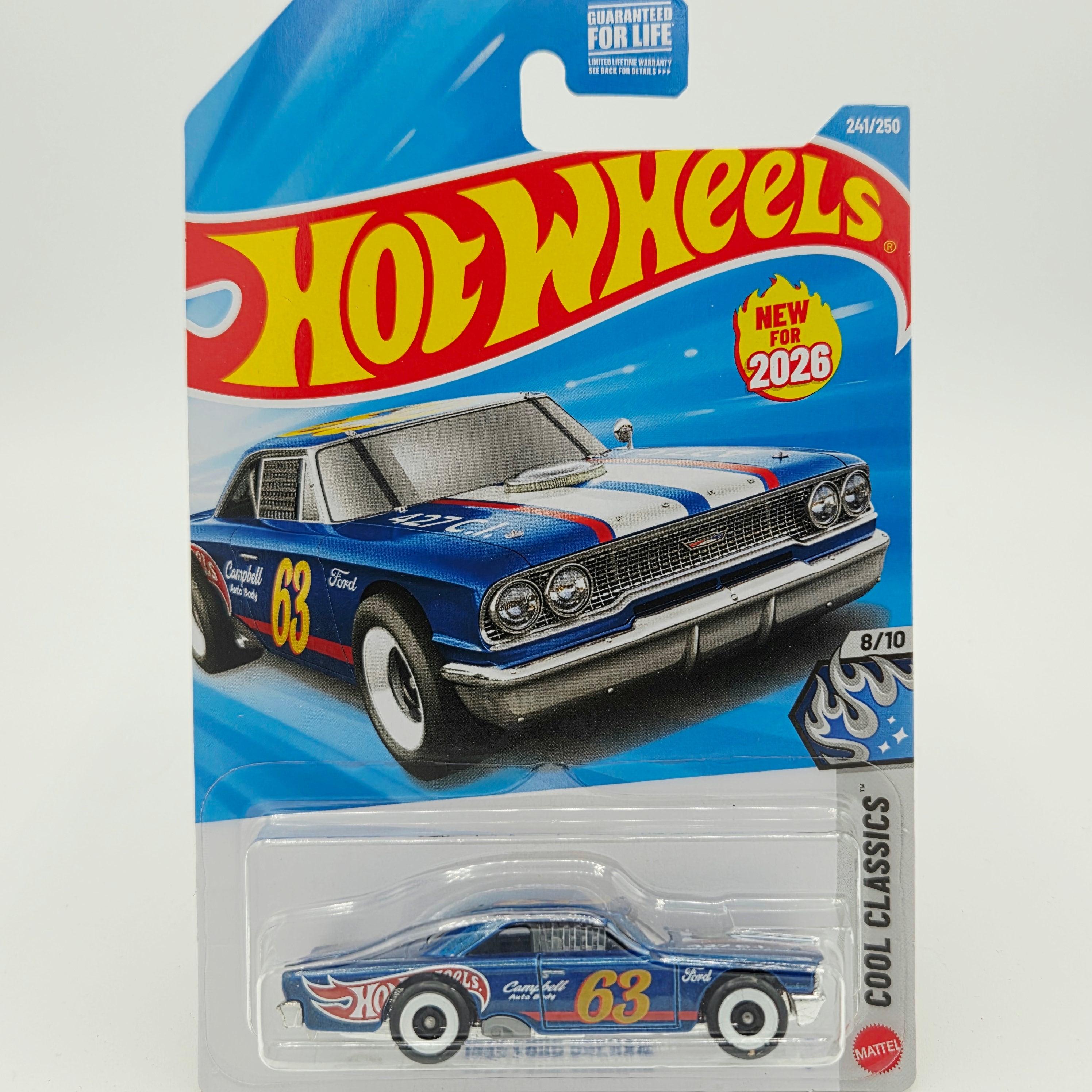 Hot Wheels '63 Ford Galaxie (2026 HW Basic Case M - Cool Classics)