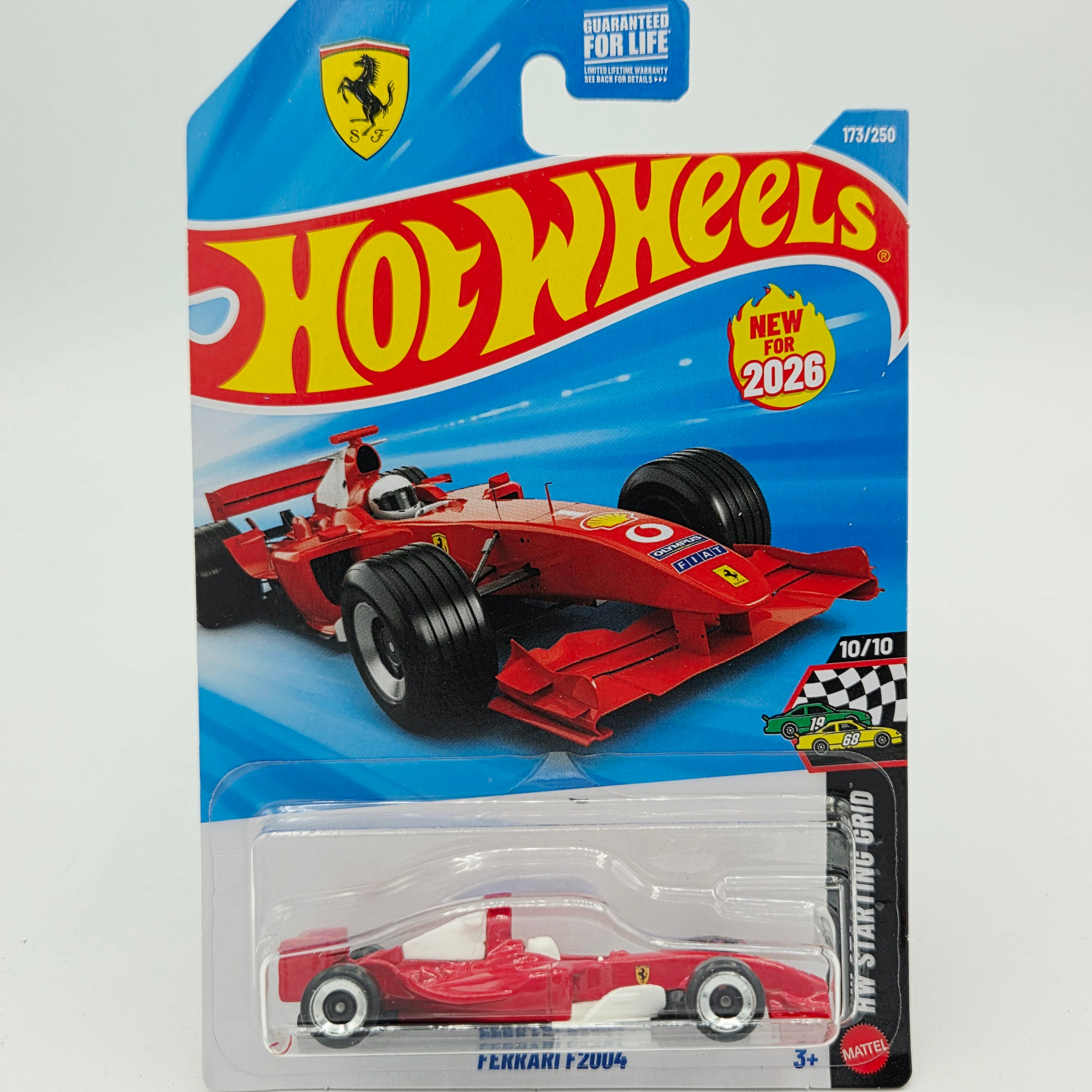 Hot Wheels Ferrari F2004 (2026 HW Basic Case M - Starting Grid)