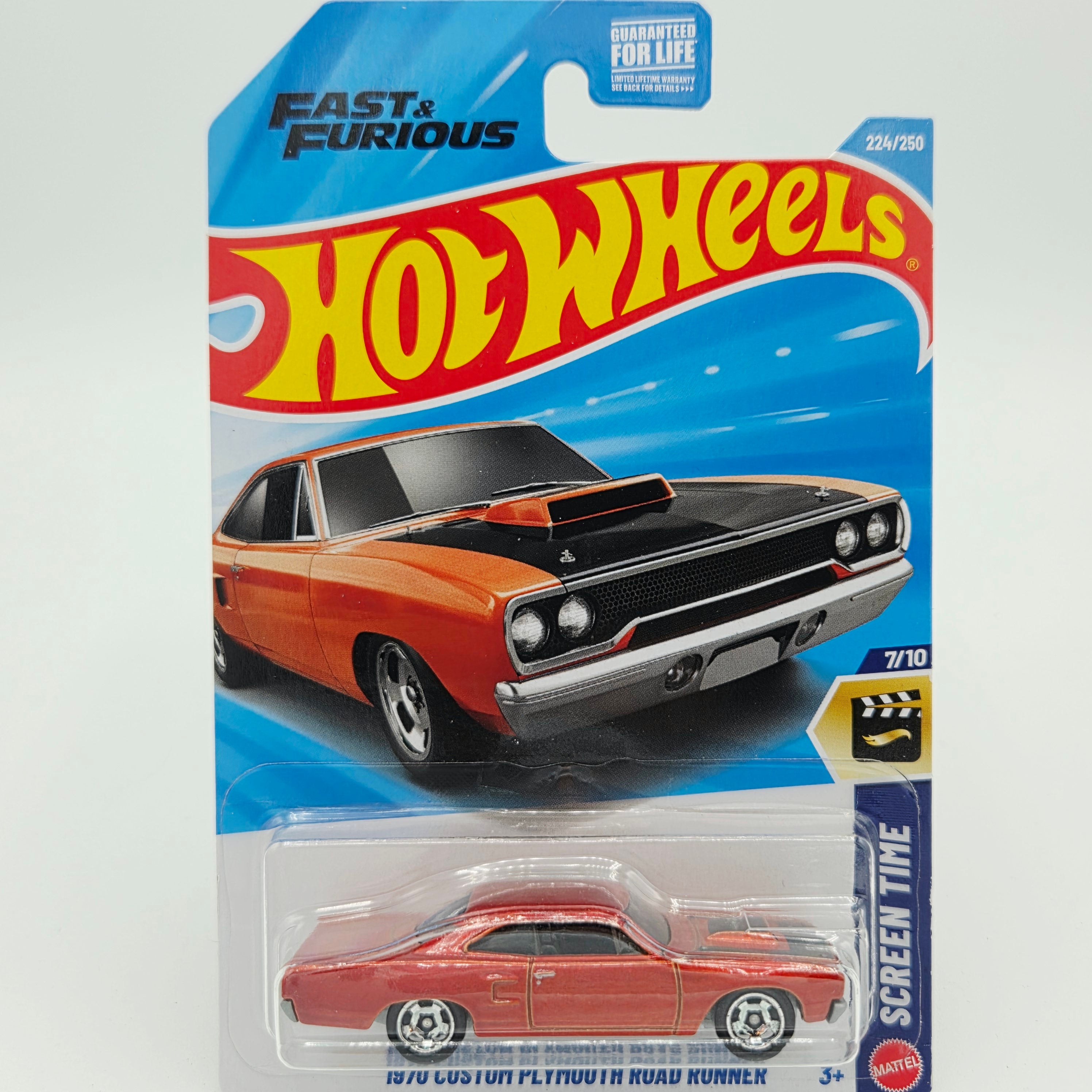 Hot Wheels '70 Custom Plymouth Road Runner - Fast & Furious (2026 HW Basic Case M - Screen Time)