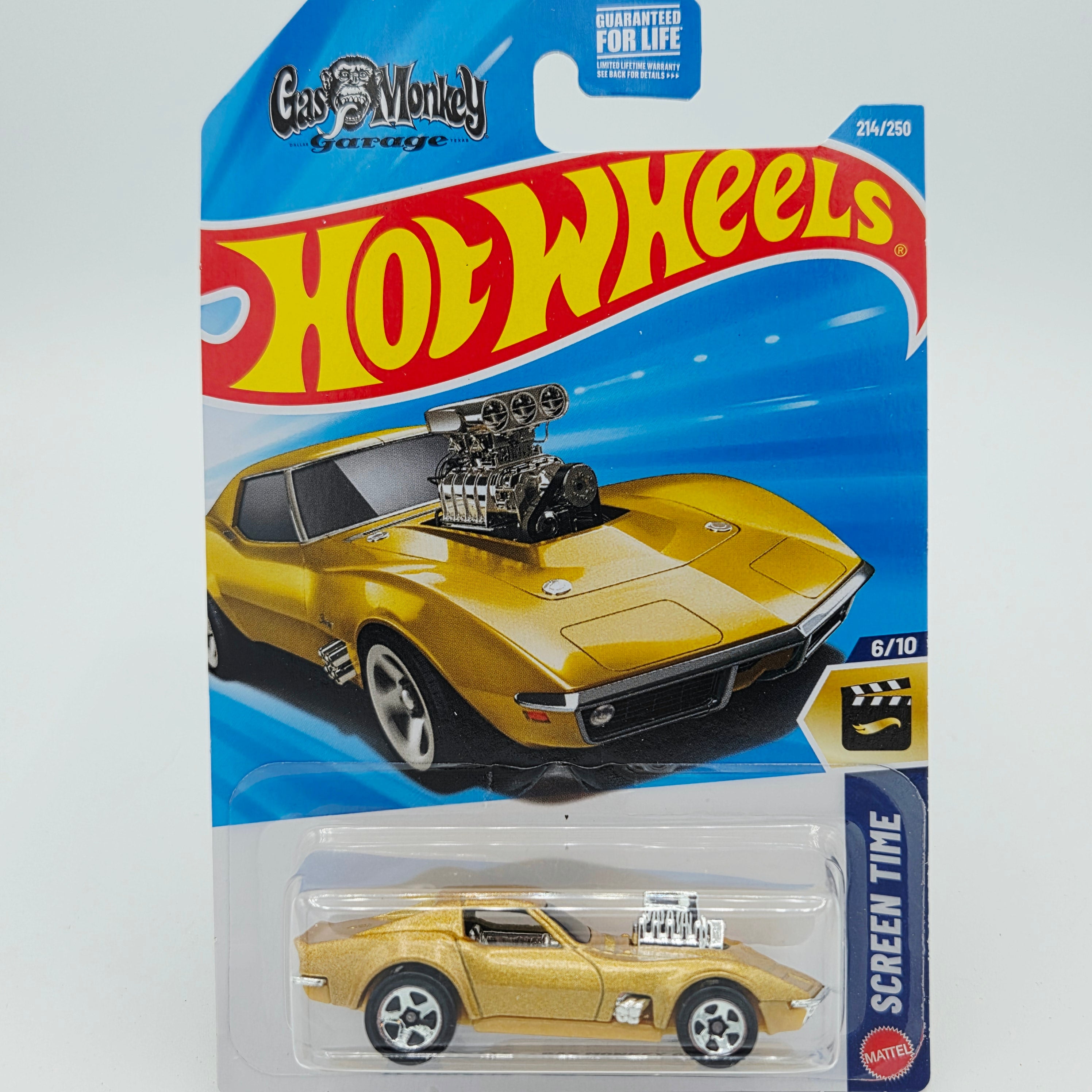 Hot Wheels '68 Chevrolet Corvette - Gas Monkey Garage (2026 HW Basic Case L - Screen Time)