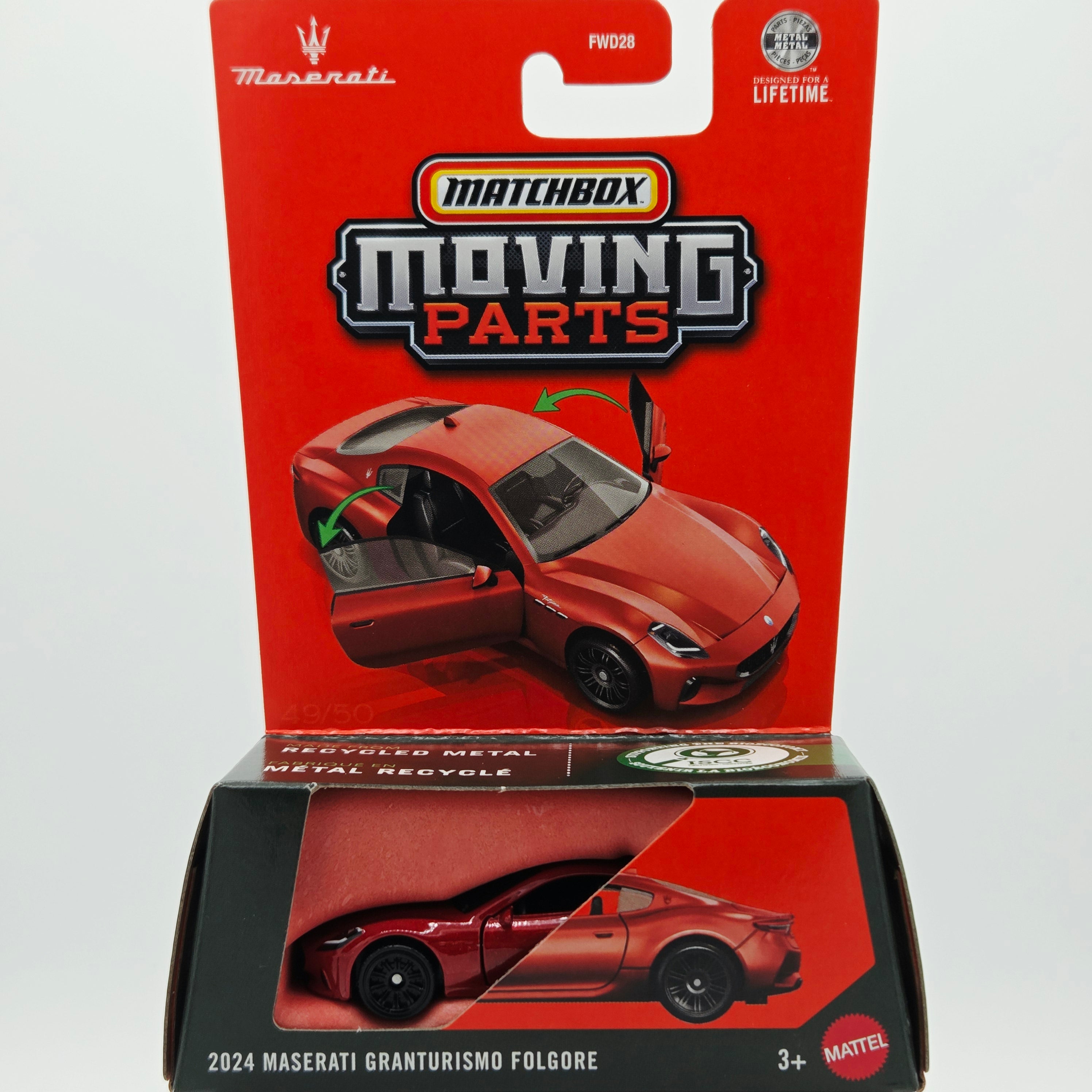Matchbox '24 Maserati Granturismo Folgore (2026 Moving Parts Mix 8 Case R)