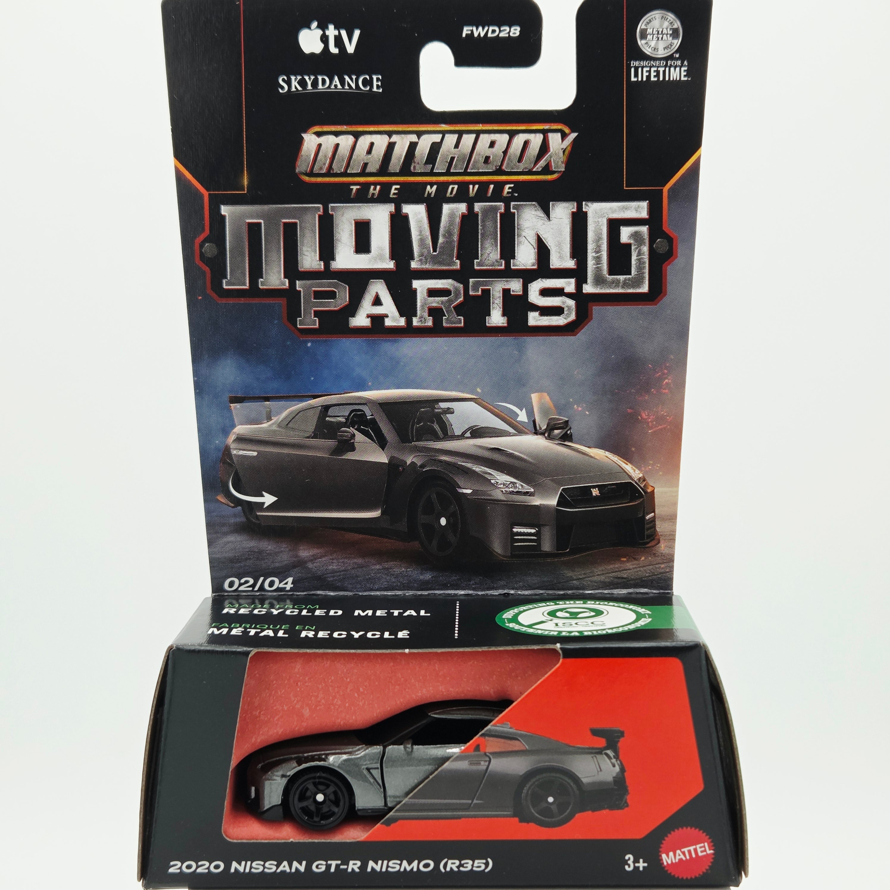 Matchbox '20 Nissan GT-R NISMO R35 - MBX The Movie (2026 Moving Parts Mix 8 Case R)
