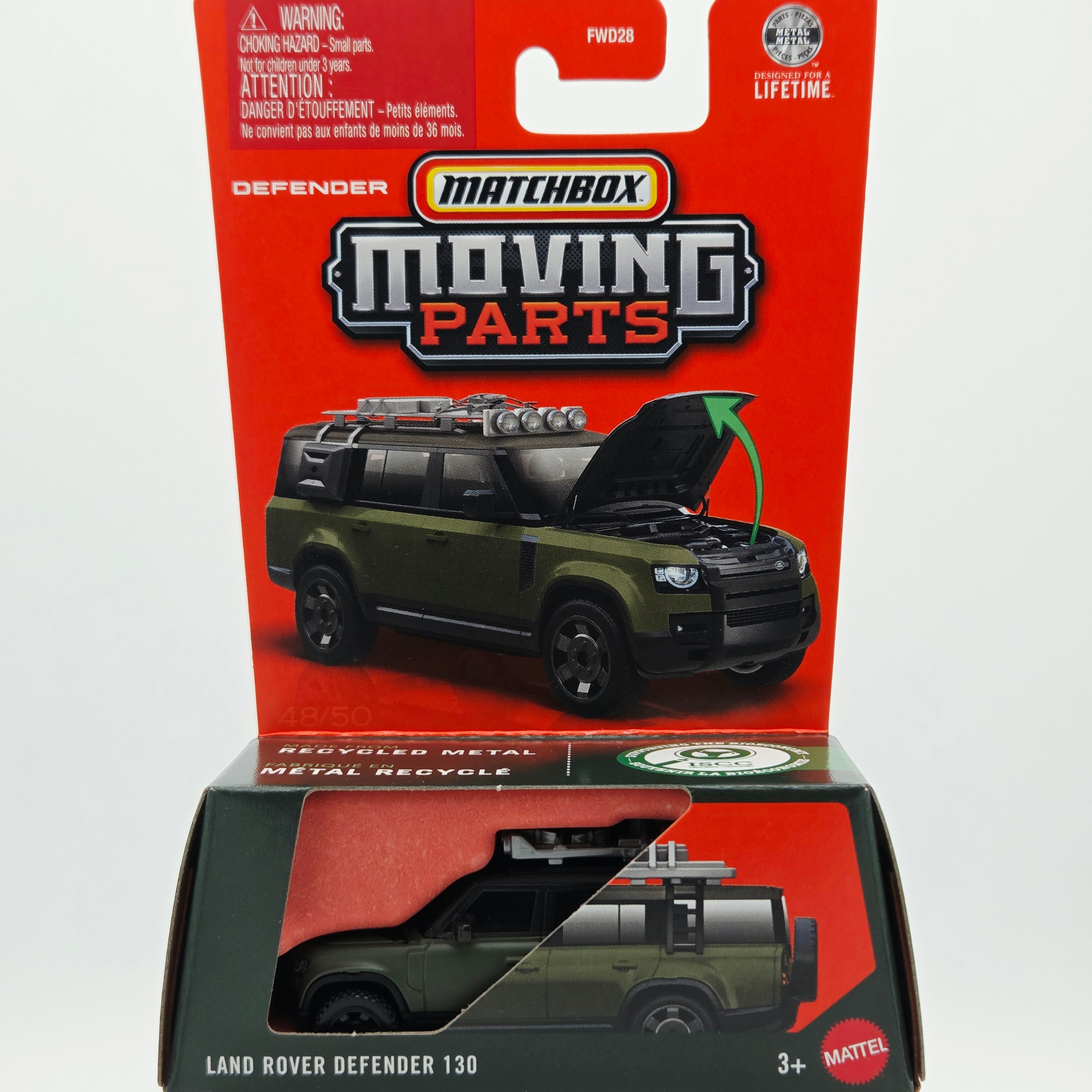 Matchbox Land Rover Defender 130 (2026 Moving Parts Mix 8 Case R)