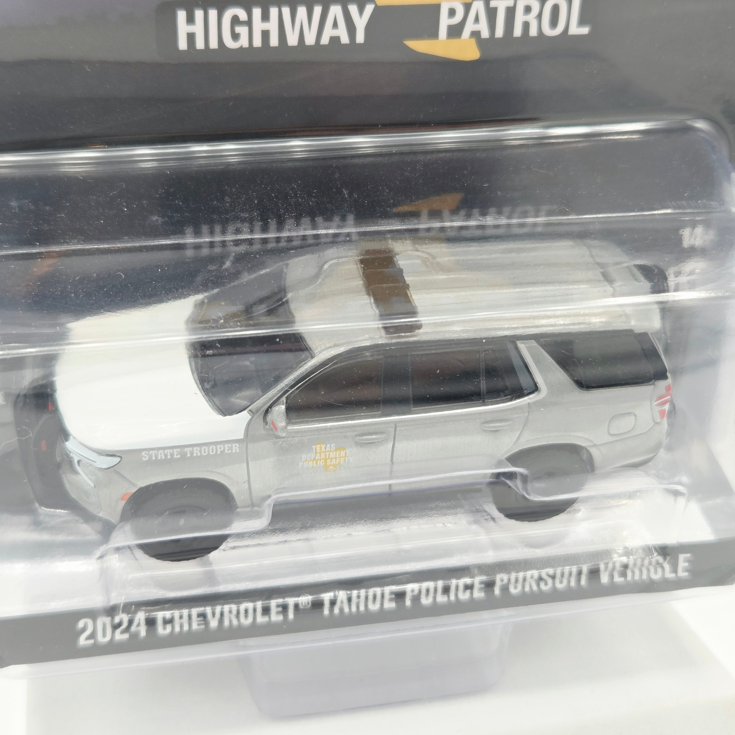 GreenLight - CHASE, RAW - '24 Chevrolet Tahoe PPV "Texas Highway Patrol" - 1:64 (2025 Hobby Exclusive)