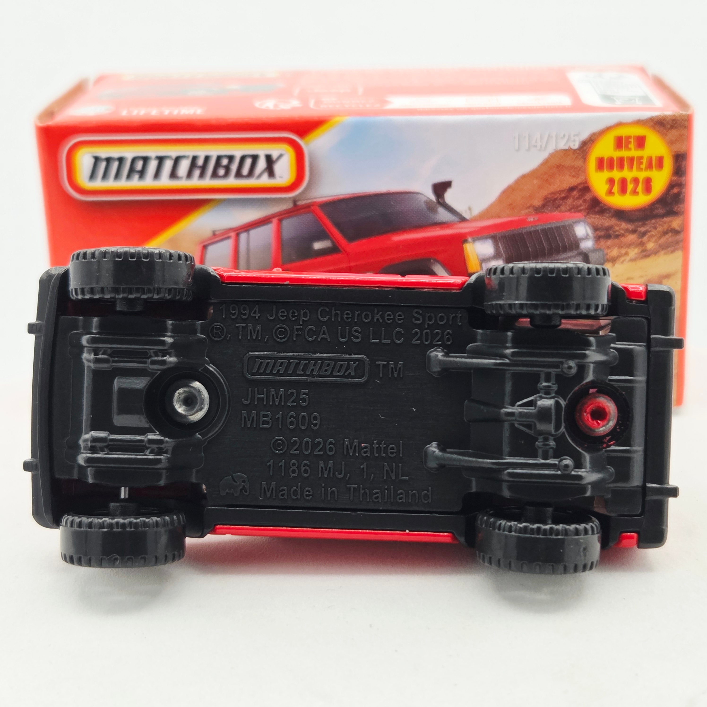 Matchbox '94 Jeep Cherokee Sport (2026 Mix 11 M Basic - Power Grabs)