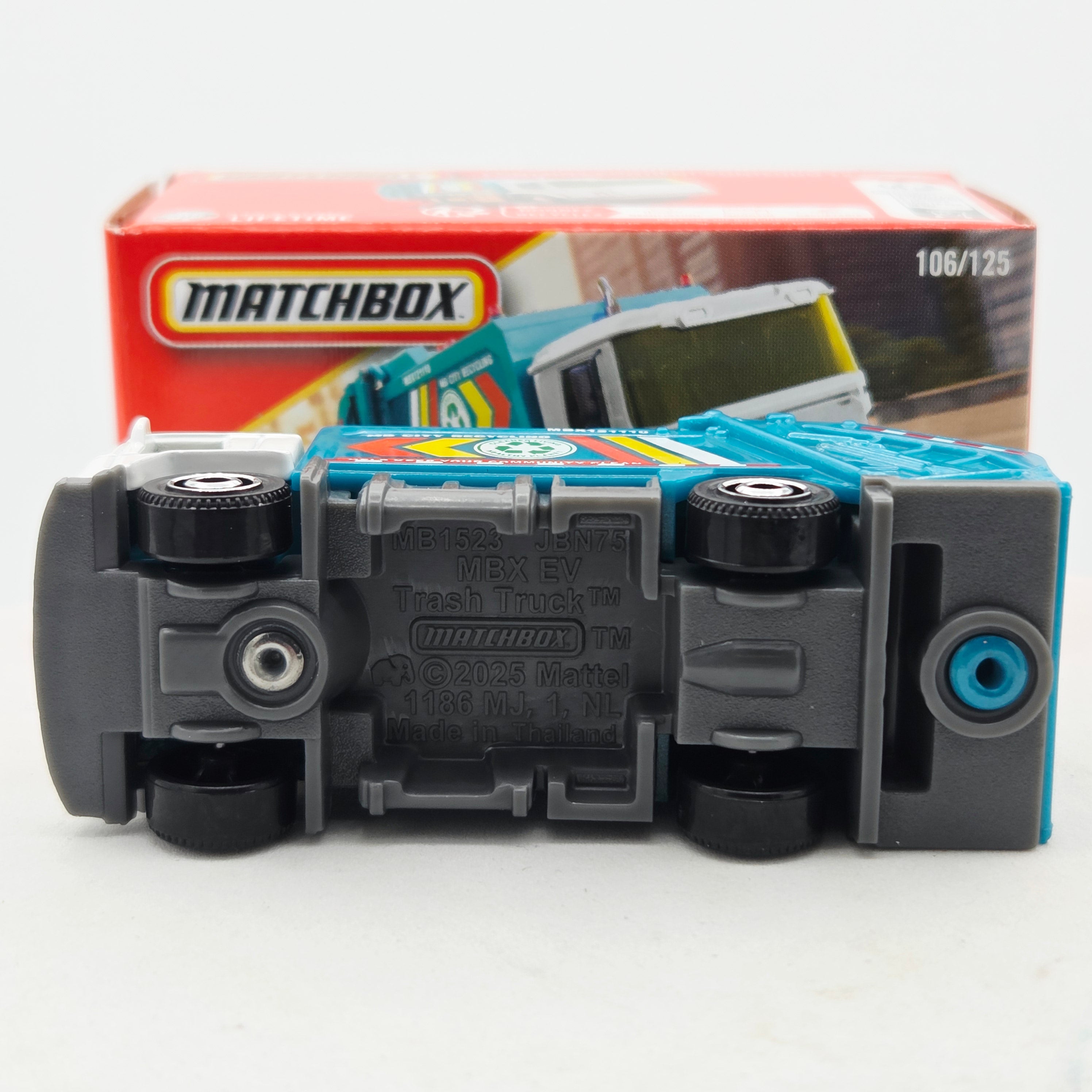 Matchbox MBX EV Trash Truck (2026 Mix 11 M Basic - Power Grabs)
