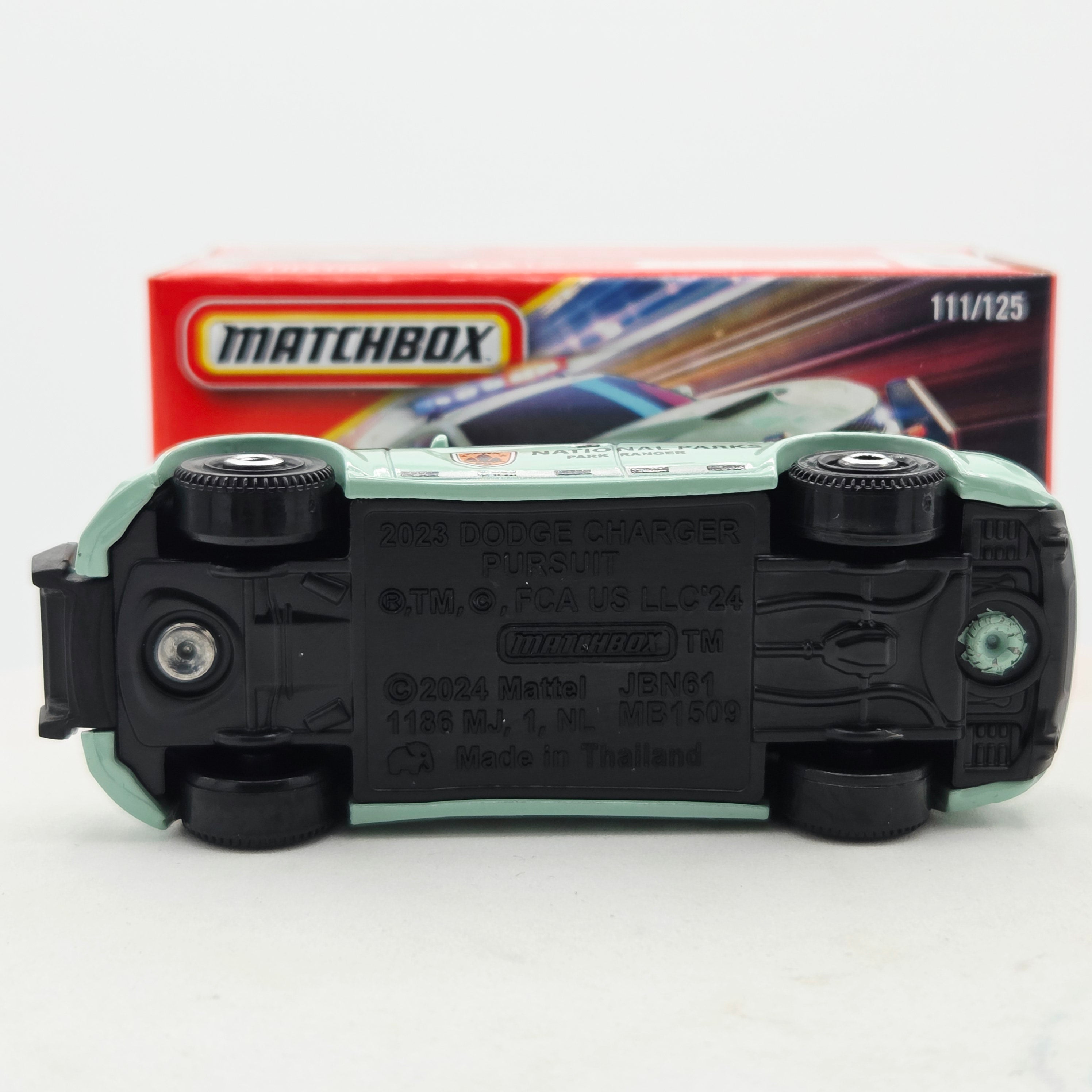 Matchbox '23 Dodge Charger Pursuit "National Parks" (2026 Mix 11 M Basic - Power Grabs)