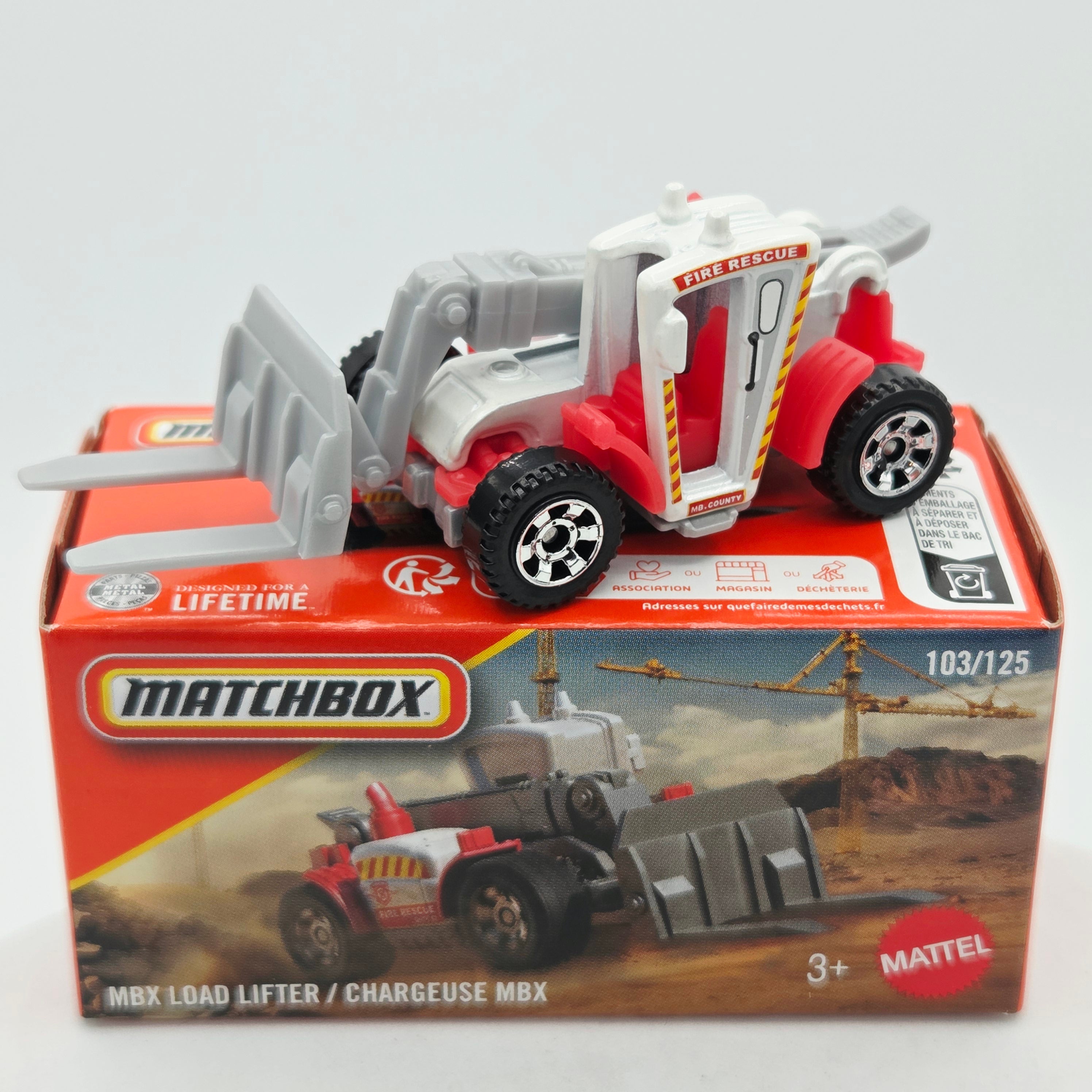 Matchbox Load Lifter Forklift "Fire Rescue" (2026 Mix 11 M Basic - Power Grabs)