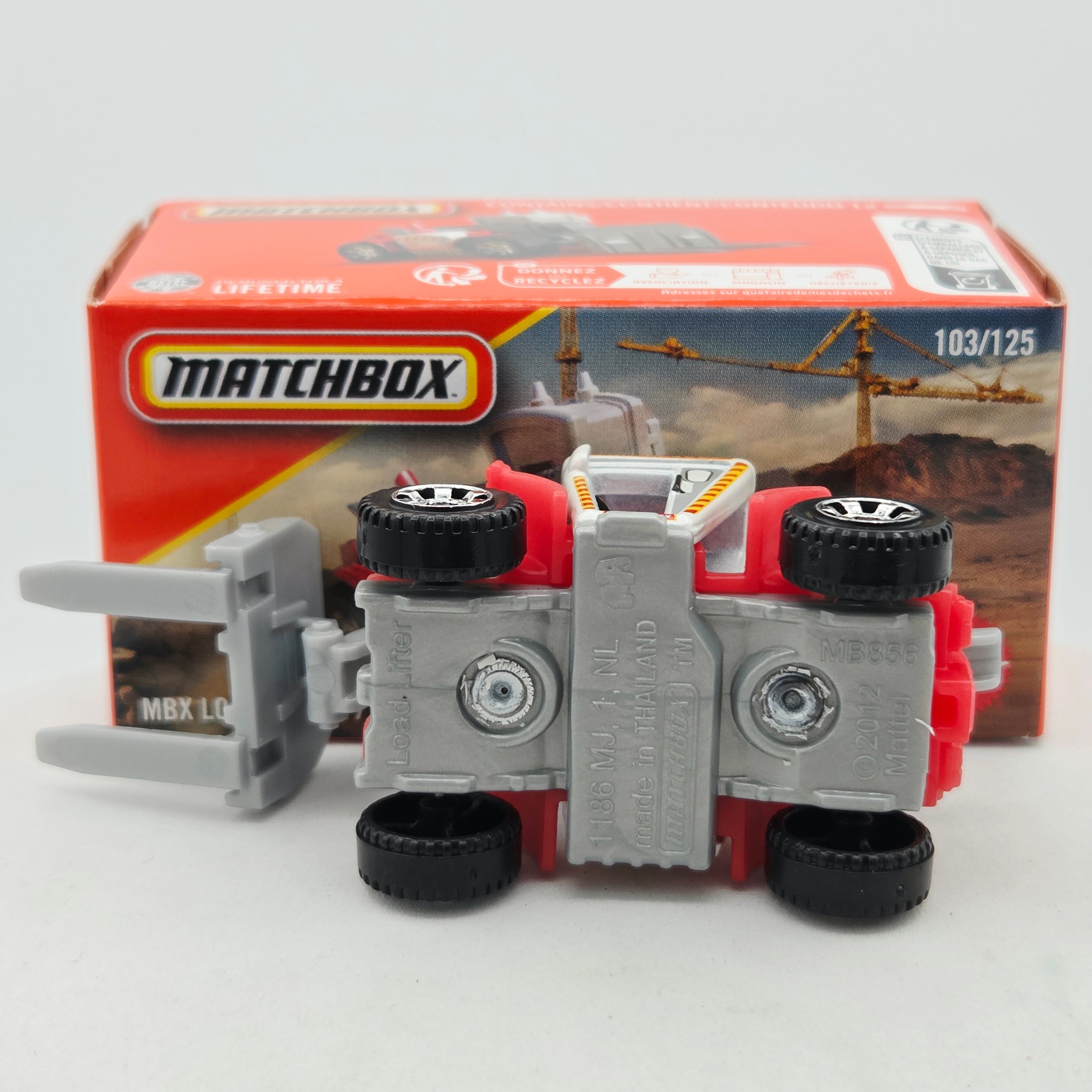 Matchbox Load Lifter Forklift "Fire Rescue" (2026 Mix 11 M Basic - Power Grabs)